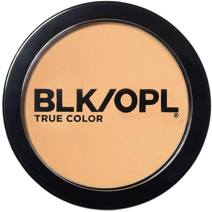Blk/Opl Oil Absorbing Pressed Powder, Weightless, Buildable & Blendable Compact Press Powder Makeup For Face Smooths Out Blemishes, Pores Or Uneven Skin Tones- Hypoallergenic - Carmel Crush
