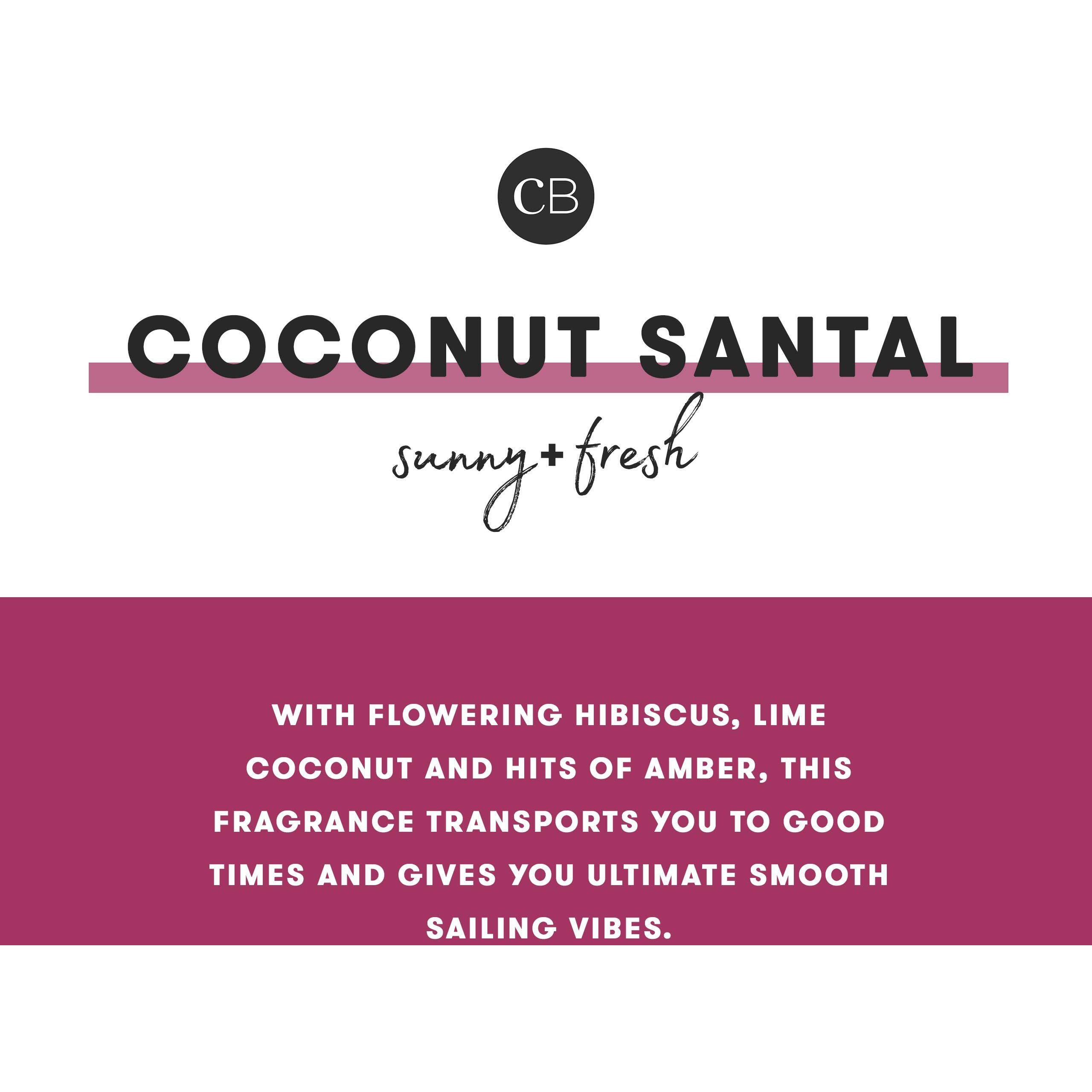Capri Blue Moisturizing Hand Creams Travel Size - Flora Edit Collection - Nourishing Hand Cream For Dry Cracked Hands With Jojoba Oil & Shea Butter - Skin Care (Coconut Santal, 3 Oz Pack Of 2)