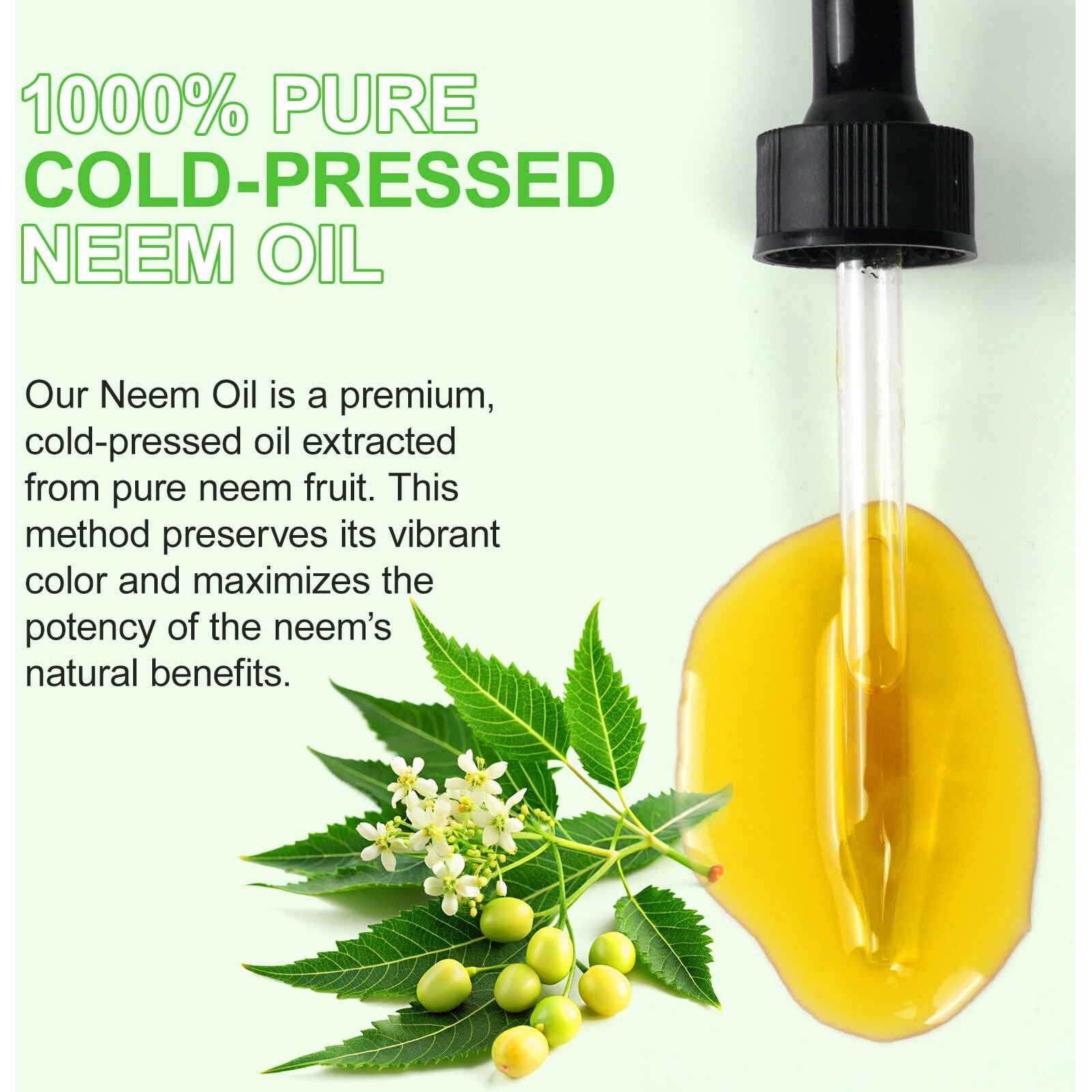 Apuufyqc Neem Oil For Skin - 2 Pack, Pure Natural Cold Pressing, Free Of Hexane, Nourishes The Skin And Hair, Reduces Fine Lines, 4.04 Oz
