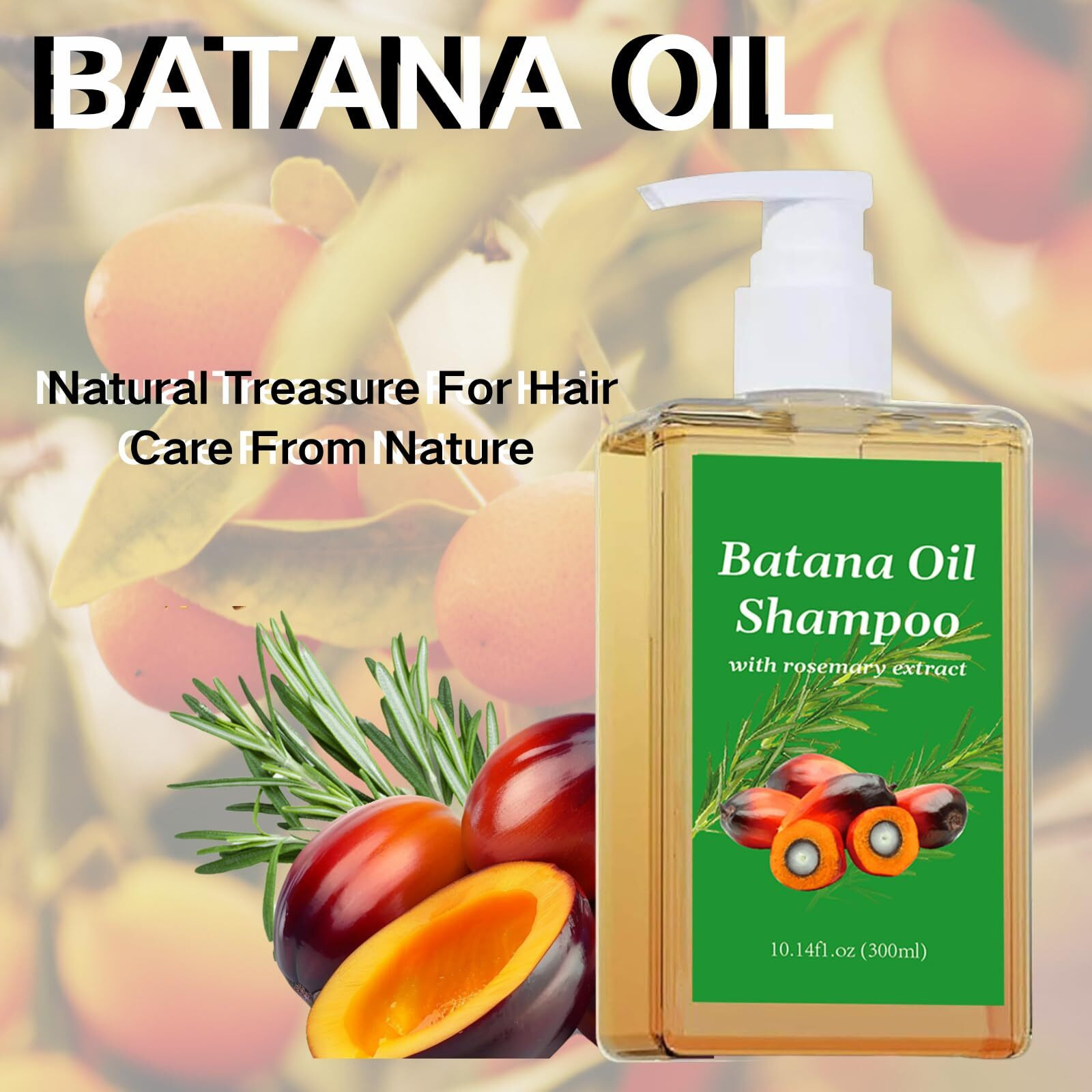 Adutry Batana Oil Shampoo, Batana Shampoo, Rosemary Oil Shampoo, Shampoo De Batana, Batana Shampoo With Rosemary Extract