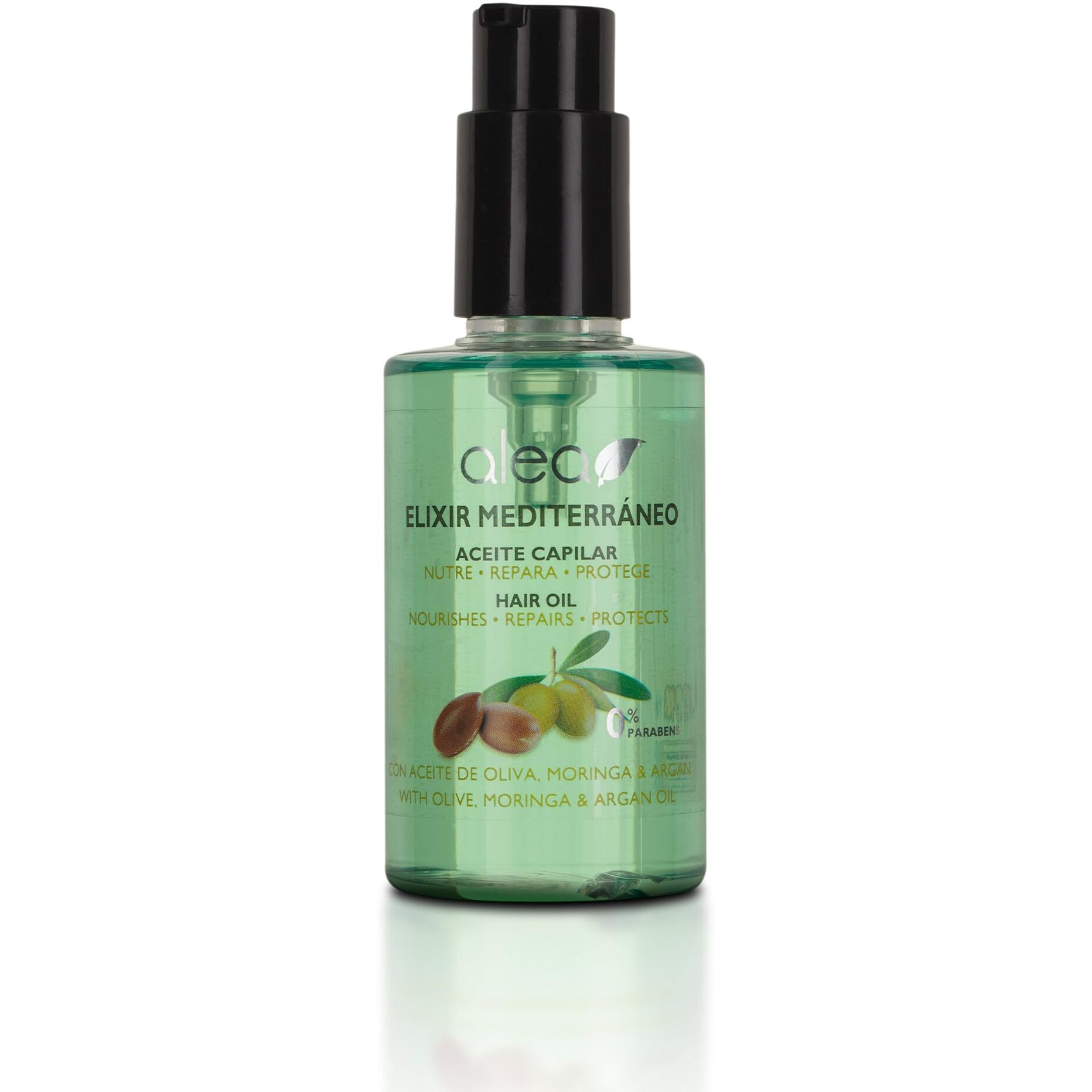 Alea - Hair Oil - Mediterranean Elixir - 130 Ml - Nourishes, Repairs, And Protects Hair - Helps To Reduce The Appearance Of Split Ends And Frizz - Adds Shine To Hair
