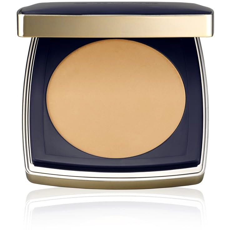 Est  E Lauder Double Wear 12-Hour Stay-In-Place Matte Powder Foundation | Controls Oil & Shine, 0.39 Ounce, 5W2 Rich Caramel