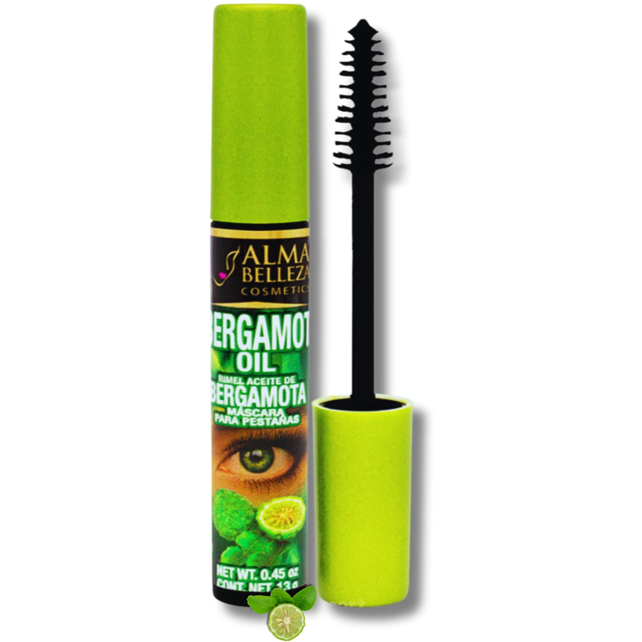 Alma Belleza Bergamot Oil Mascara - Waterproof, Enriched With Panthenol & Silicone - Nourishing & Long-Lasting Formula For Voluminous Lashes