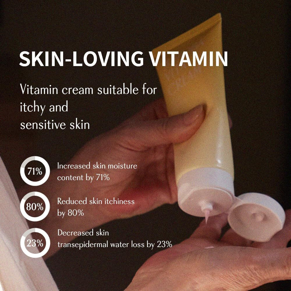 Pinkwonder Jojoba Vita Cream 3.38Oz (100Ml), Jojoba Oil And Vitamin B12 Face Cream, Soothing For Sensitive Skin, Hypoallergenic, Korean Skincare