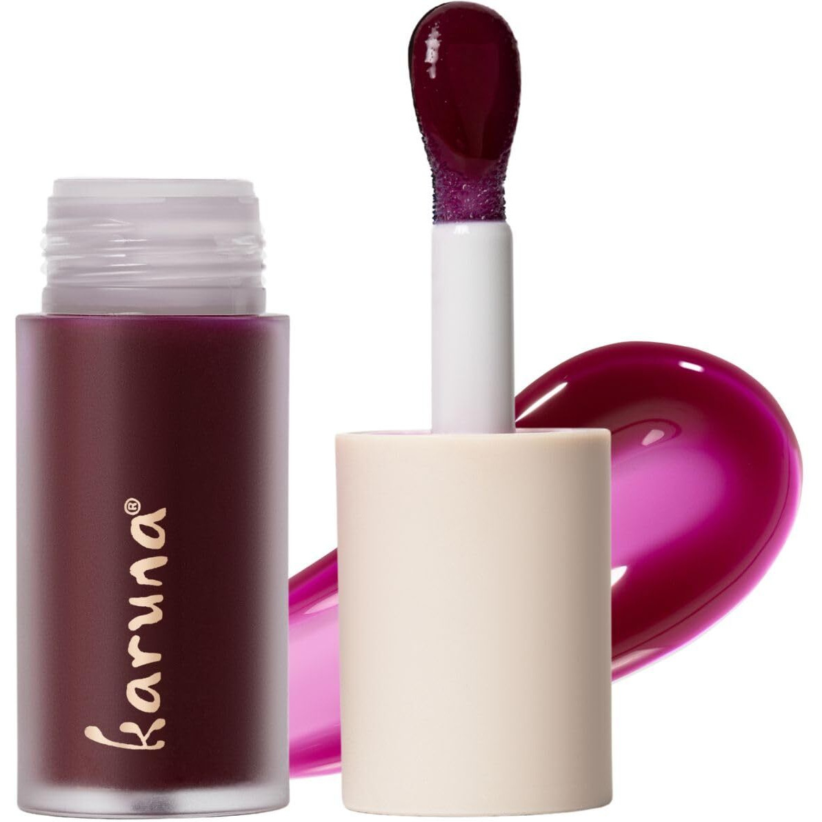 Karuna Skin - Tinted Lip Oil, Soothing & Moisturizing Lip Products With Peptides, Antioxidants, Hydrating Flattering Vegan Lip Tint, Grow, 4.8 Ml/0.16 Fl. Oz