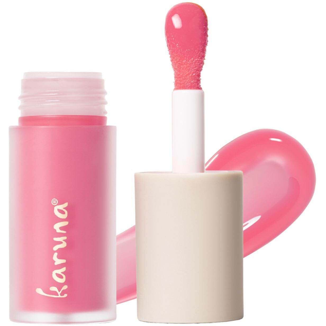 Karuna Skin - Tinted Lip Oil, Soothing & Moisturizing Lip Products With Peptides, Antioxidants, Hydrating Flattering Vegan Lip Tint, Float, 4.8 Ml/0.16 Fl. Oz