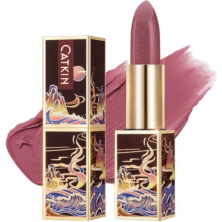 Catkin Semi-Matte Lipstick Hydrating High Impact Color Infused With Vitamin E And Avocado Oil Smooth Soft Texture Long Lasting Matte Finish 167