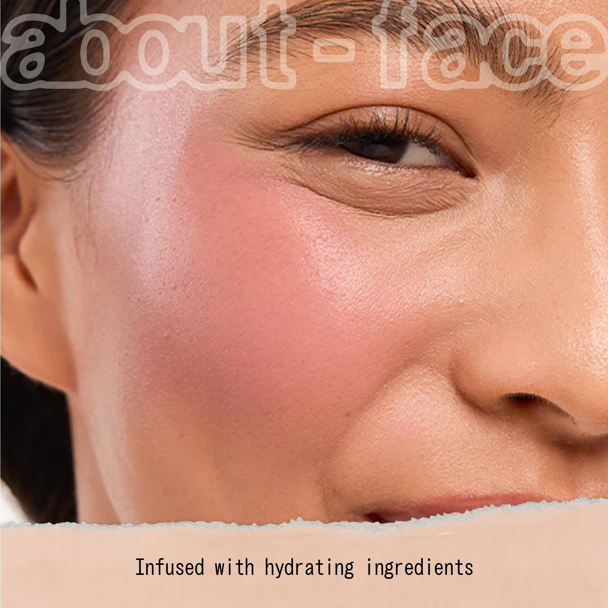 About-Face Blush Rush Liquid Blush - Hydrating, Buildable Formula With Jojoba Oil, Hyaluronic Acid, And Squalane - Long-Lasting Dewy Finish - Vegan & Cruelty-Free(Jump Start - Vivid Lilac)