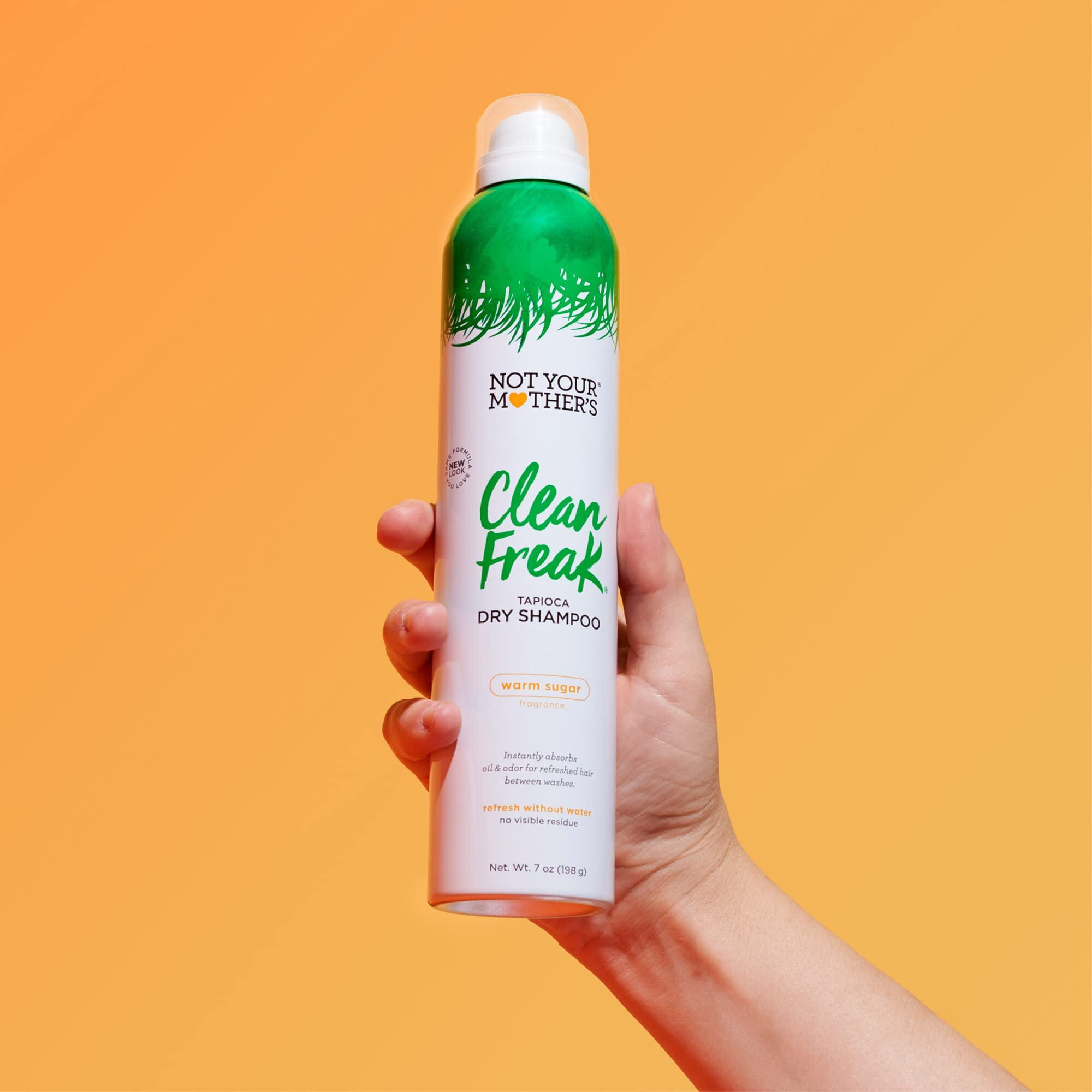 Not Your Mothers Clean Freak Tapioca Dry Shampoo (2-Pack) - 7 Oz - Refreshing Dry Shampoo - Instantly Absorbs Oil And Odor For Refreshed Hair