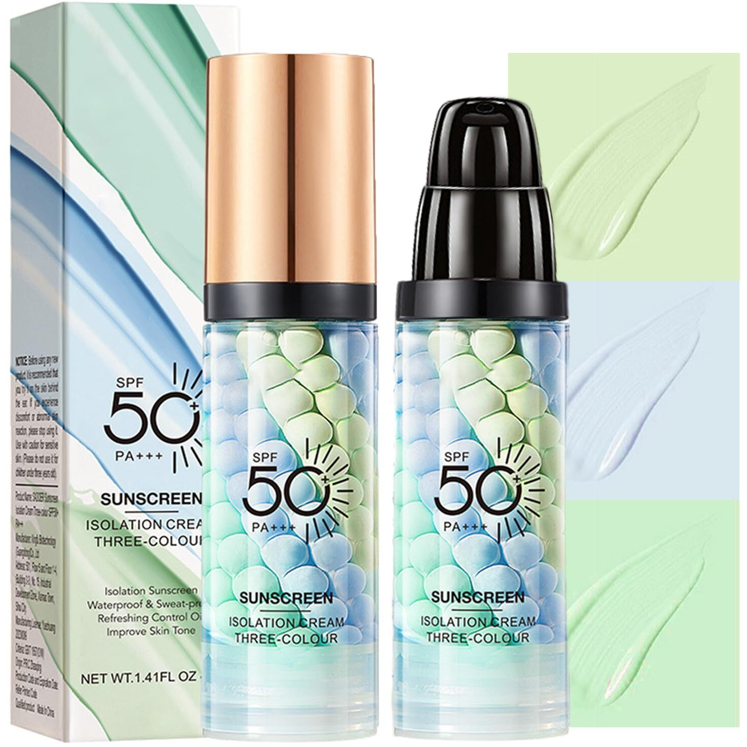 Primer Face Makeup With Spf 50, Color Correcting Primer, Hydrating Face Primer For Makeup, Color Corrector For Redness Waterproof & Long Lasting & Oil Control, Protection Immediately