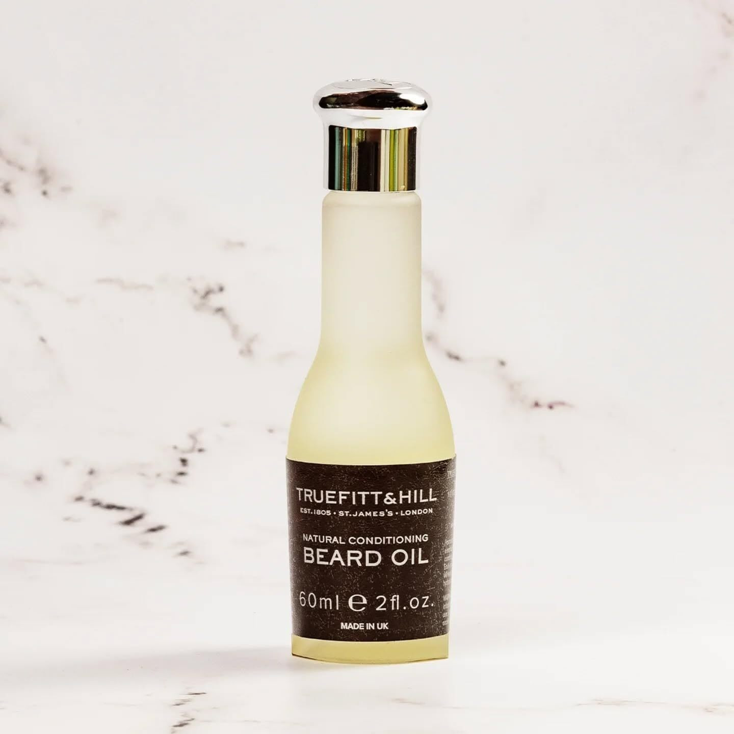 Truefitt & Hill Beard Oil, Packed With Essential Oils For Glide, Moisturizing, Healing, And Conditioning, Apply To Damp Skin, Essential For Comfortable Shave - 2 Oz.