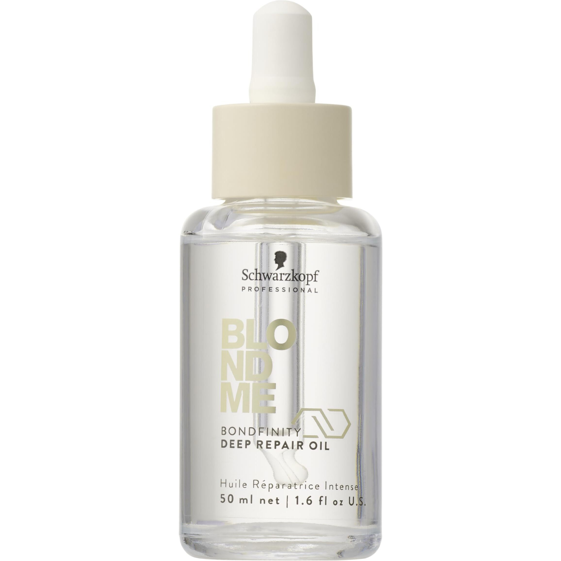 Blondme Bondfinity Deep Repair Oil For Blonde Hair | Reduces Frizz | Heat Protection | Prevents Breakage |For Blonde, Lightened, & Grey Hair, 1.6 Fl Oz