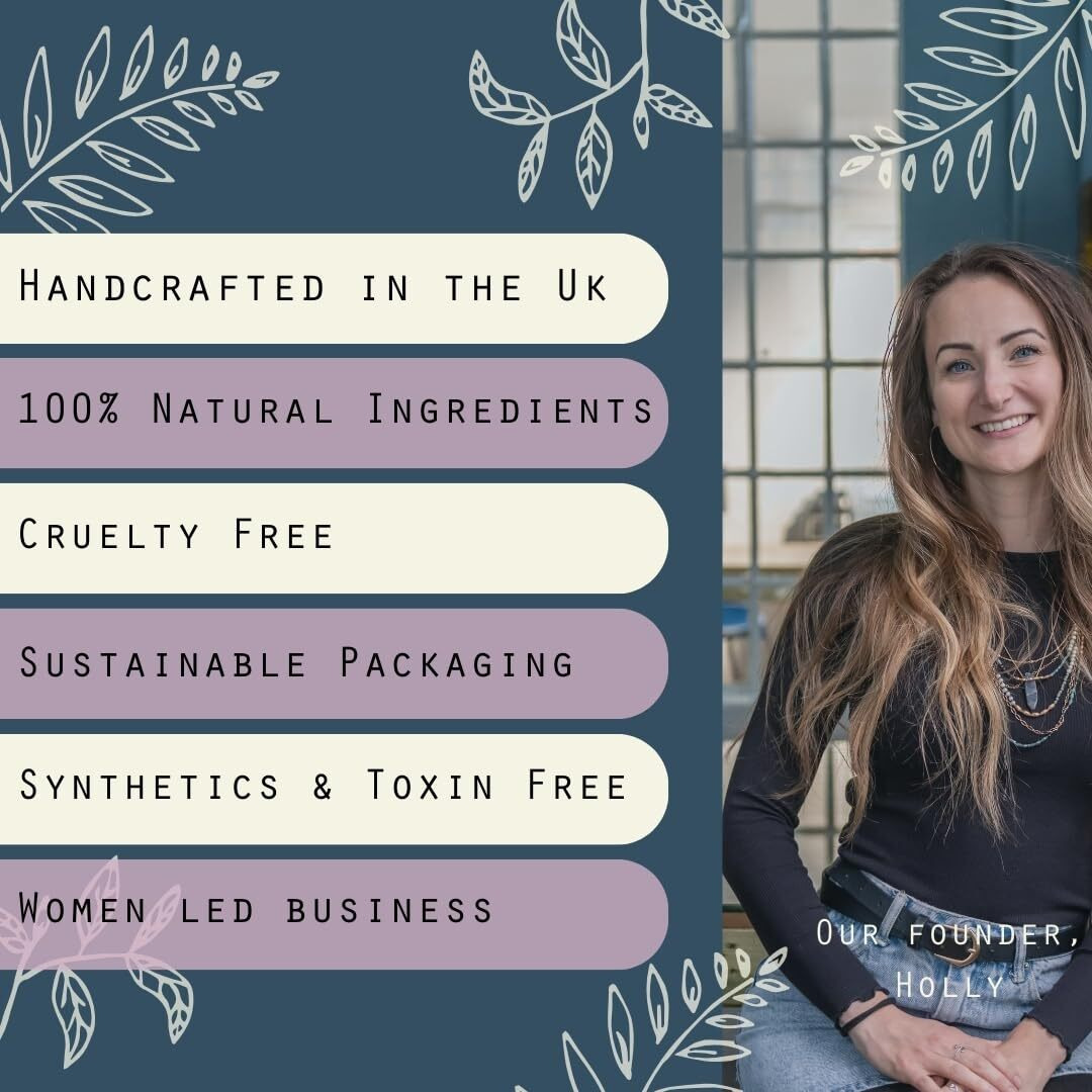 The Ilex Wood - Lip Balm Pack Of 3 - Lemon Balm And Peppermint - All Natural, Coldsore Prevention, Palm Oil Free, Cruelty Free, Plastic Free, Moisturising Lip Balm, Handcrafted - 3 X 10Ml