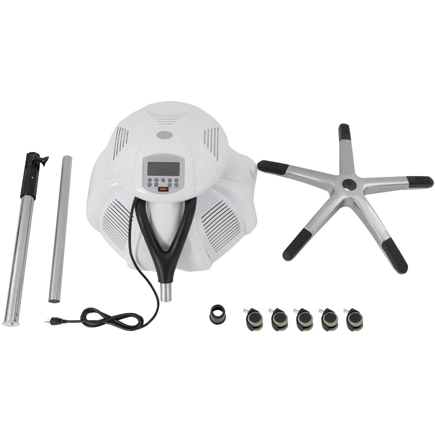 Hair Steamer Professional Hair Salon Steamer,Hairdressing Heater W/Timer,Hair Drying, Perming & Oil Treatments Machine W/Wheel, For Salon And Home Use