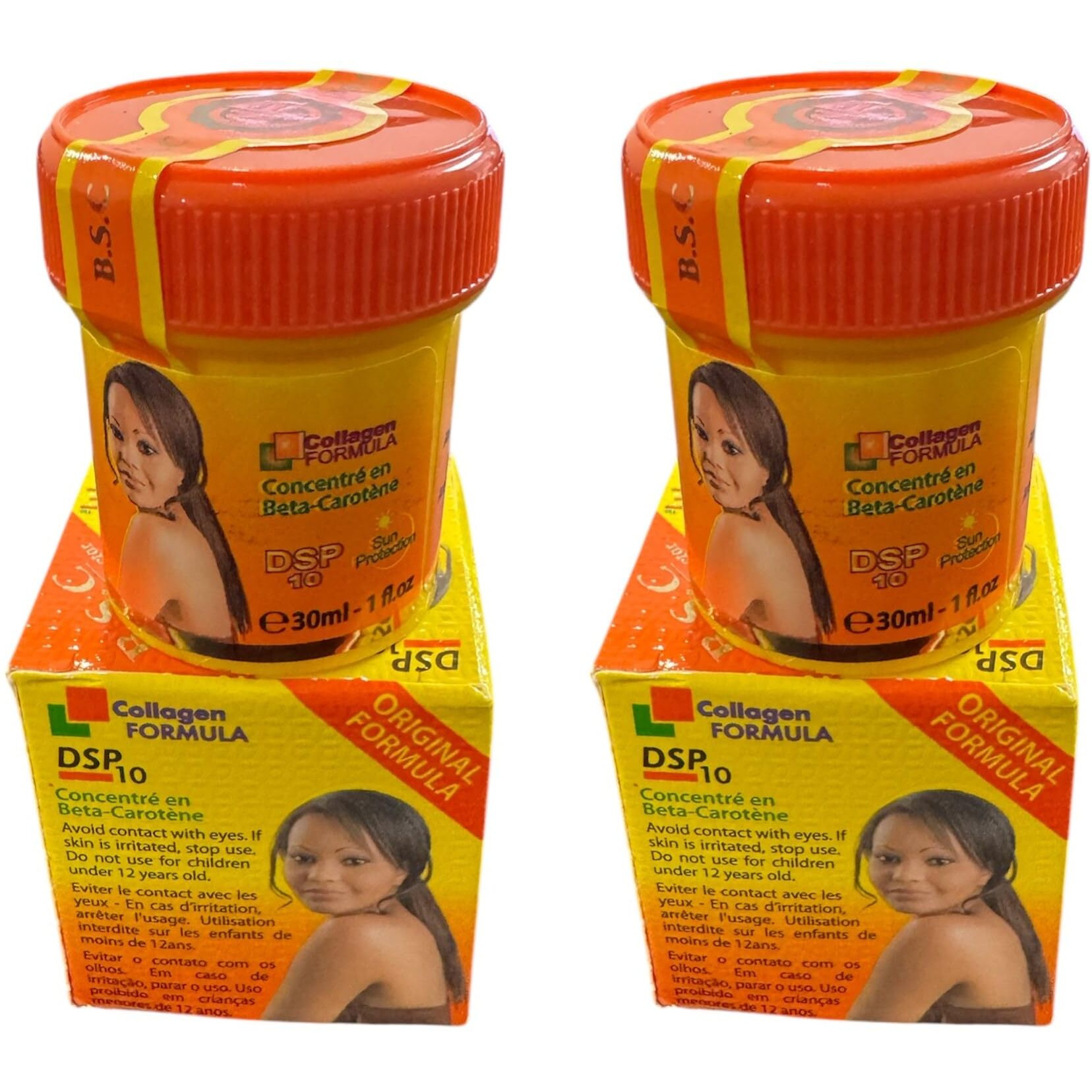 Hydration Cream Duo Set - Gentle Face Carrot Oil 2 X 30Ml Cream Small Jars