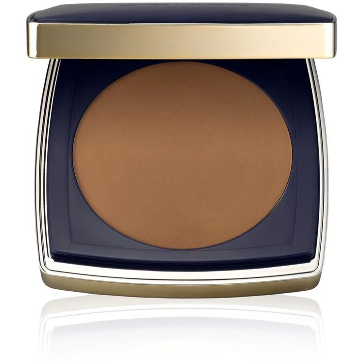 Est  E Lauder Double Wear 12-Hour Stay-In-Place Matte Powder Foundation | Controls Oil & Shine, 0.39 Ounce, 7N1 Deep Amber