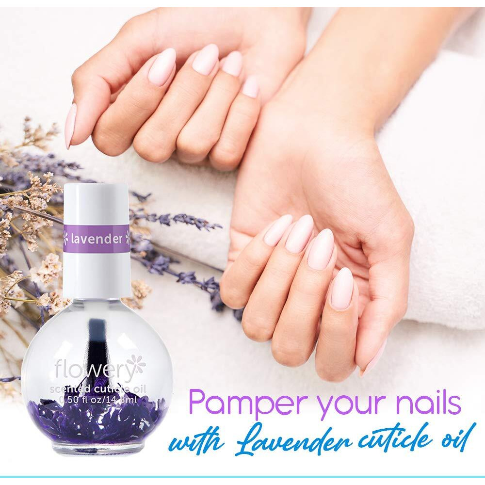 Flowery Lavender Scented Cuticle Oil, 0.5 Oz, 2 Pack