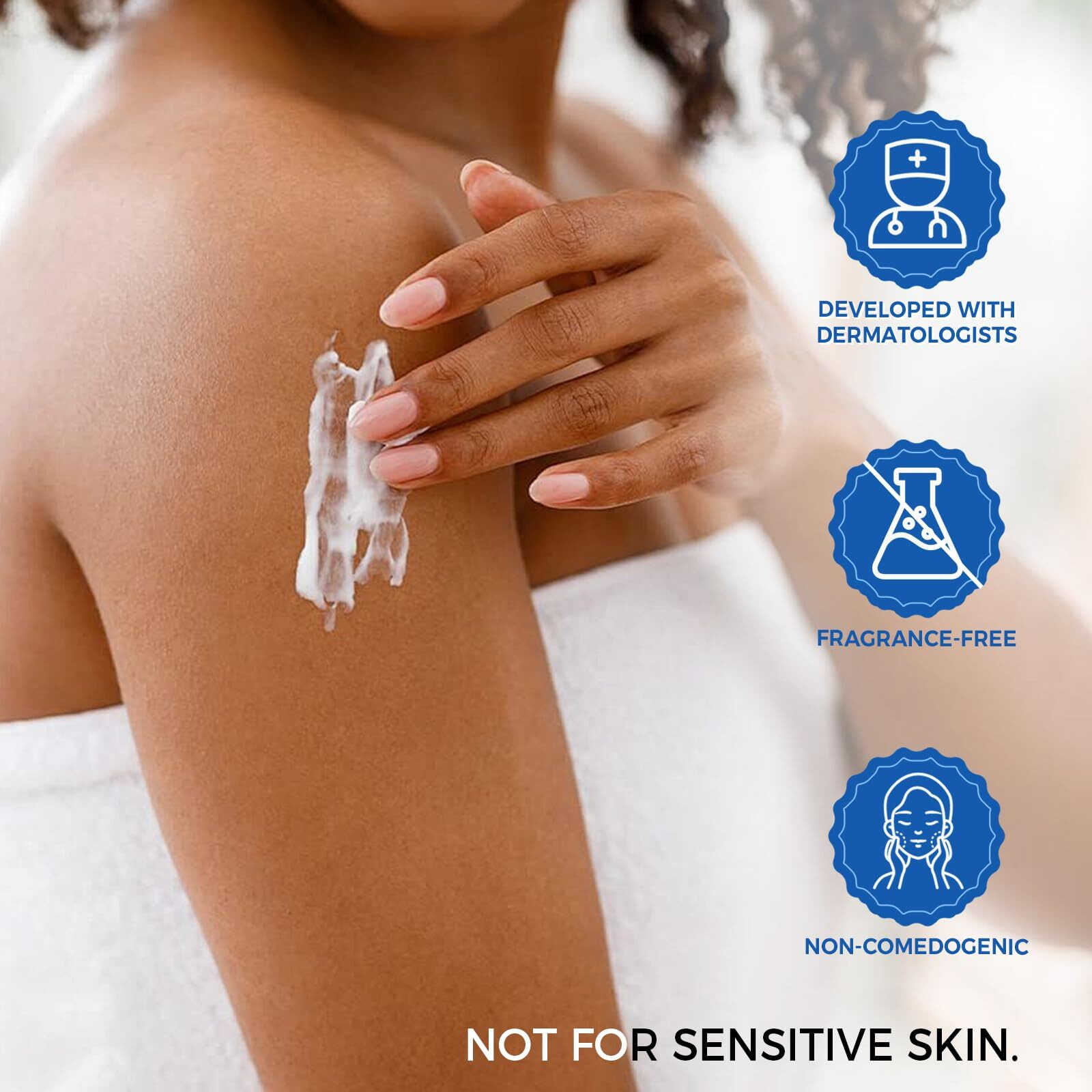 Oukeya Sa Cream For Rough & Bumpy Extremely Dry Skin With 5 Kinds Of Ceramides & Salicylic Acid,Exfoliating Moisturizing Body Lotion With Long-Lasting Moisture,Dermatologist Recommended,2 Pack