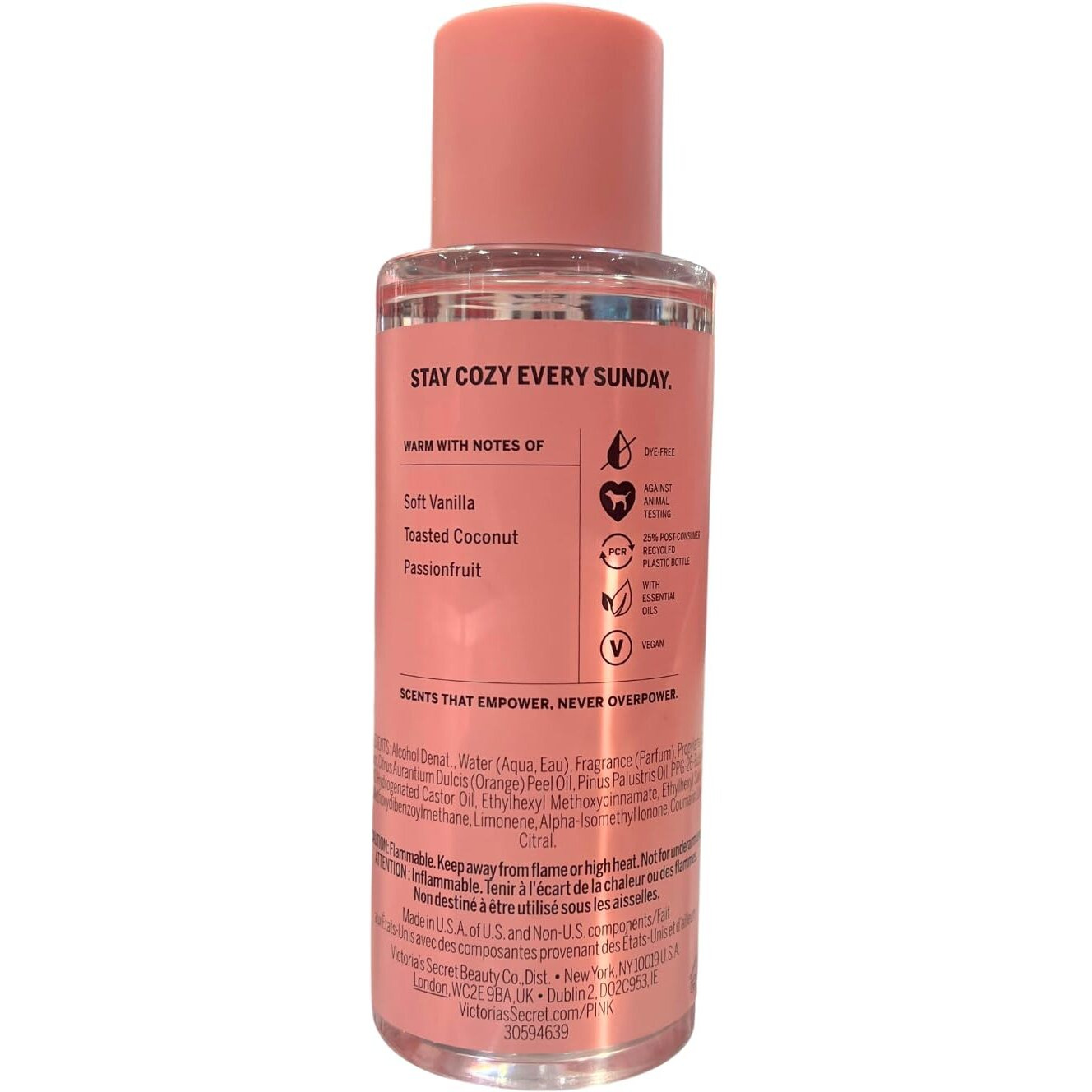 Victoria's Secret Pink Warm & Cozy Body Mist 8.4 Fl Oz - Discontinued