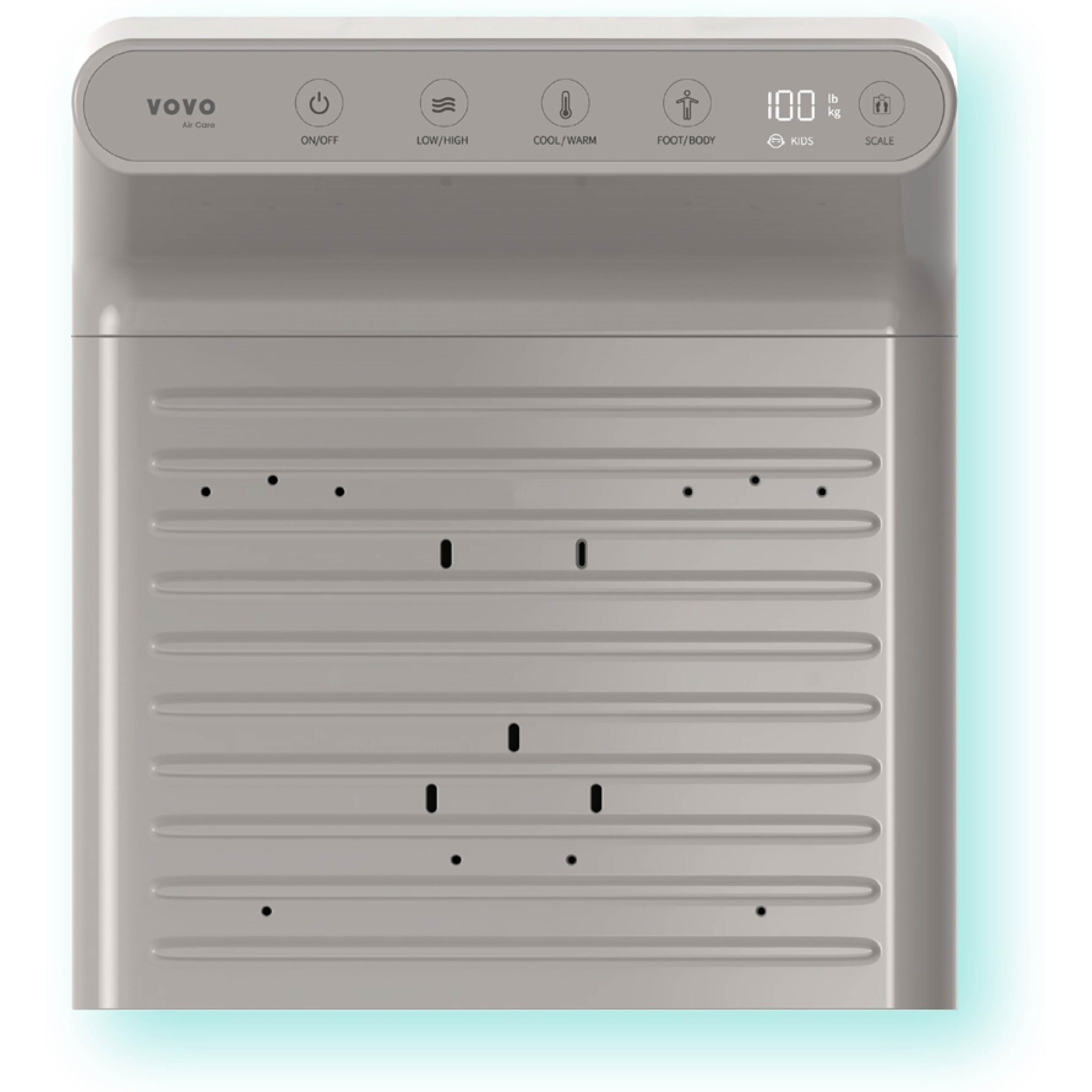 Vovo Stylement Bd-7700G Body & Foot Dryer For Bathroom, Temperature & Wind Volume Controlled Dryer With Intuitive Display, Waterproof Hygienic Scaffolding, Made In Korea