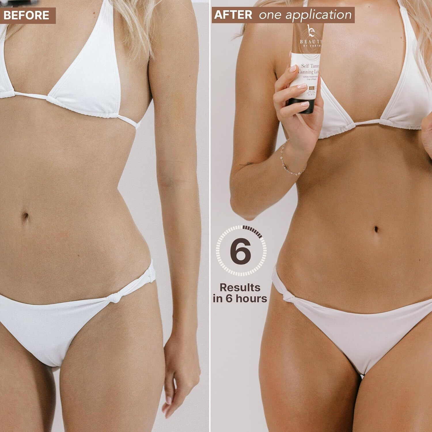 Self Tanner Kit - Usa Made With Organic & Natural Ingredients, Tanning Lotion With Glove & Exfoliating Mitt, Non Toxic Gradual Tan Lotion, Sunless Tanner For Fake Tan, Streak Free & No Orange Tones