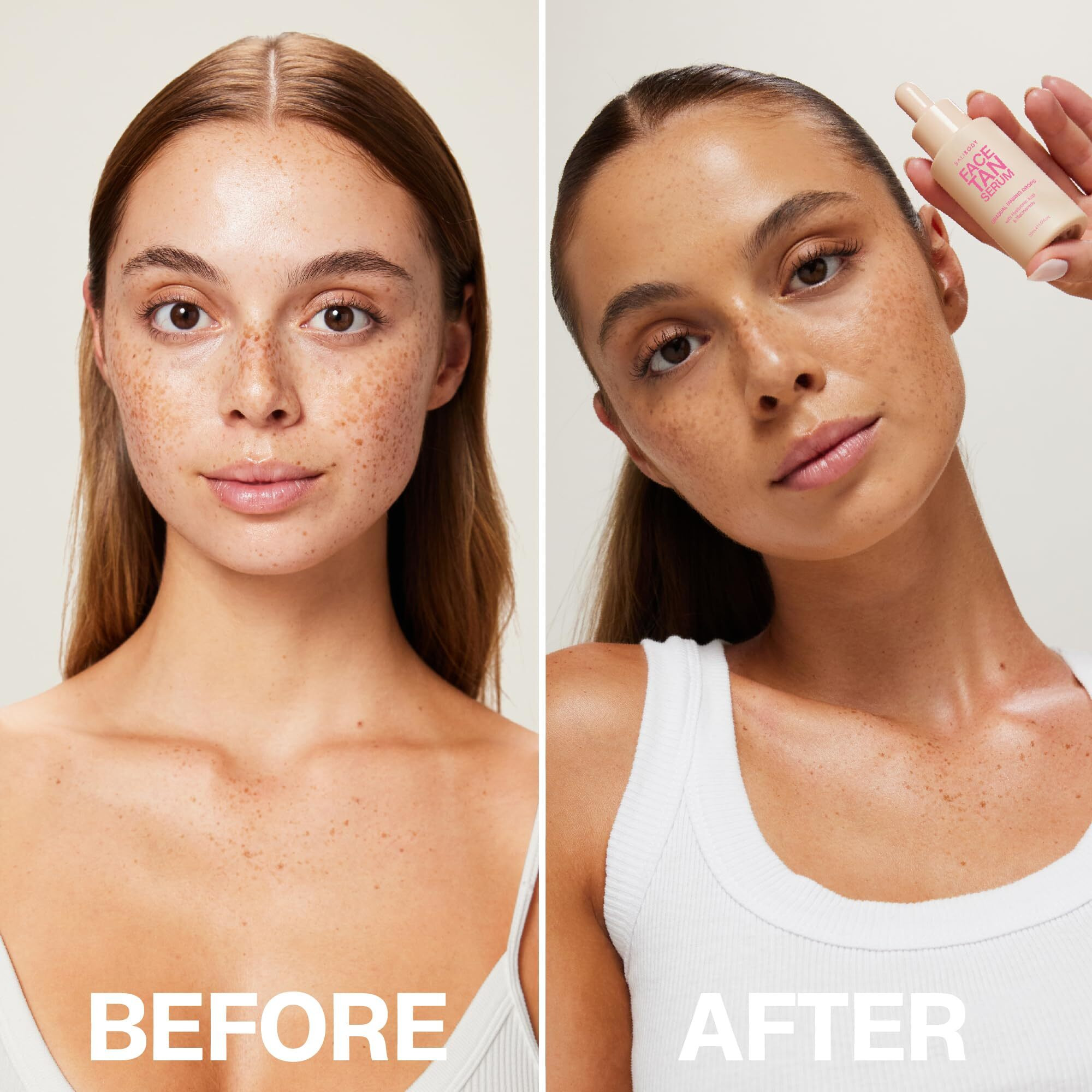 Bali Body Face Tan Serum | Gradual Face Serum For A Customizable Tan | Lightweight, Includes Hyaluronic Acid & Niacinamide For All Skin Types | Vegan, Cruelty Free, Australian Made (30 Ml/1.01 Fl Oz)