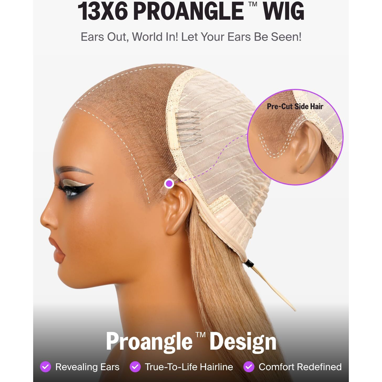 Megalook Hair 13X6 Body Wave Lace Front Wigs Human Hair Pre Plucked Milk Tea Ash Blonde Human Hair Wig 220% Density Upgrade Ear-To-Ear Hd Frontal Glueless Drawstring Wig 20 Inch