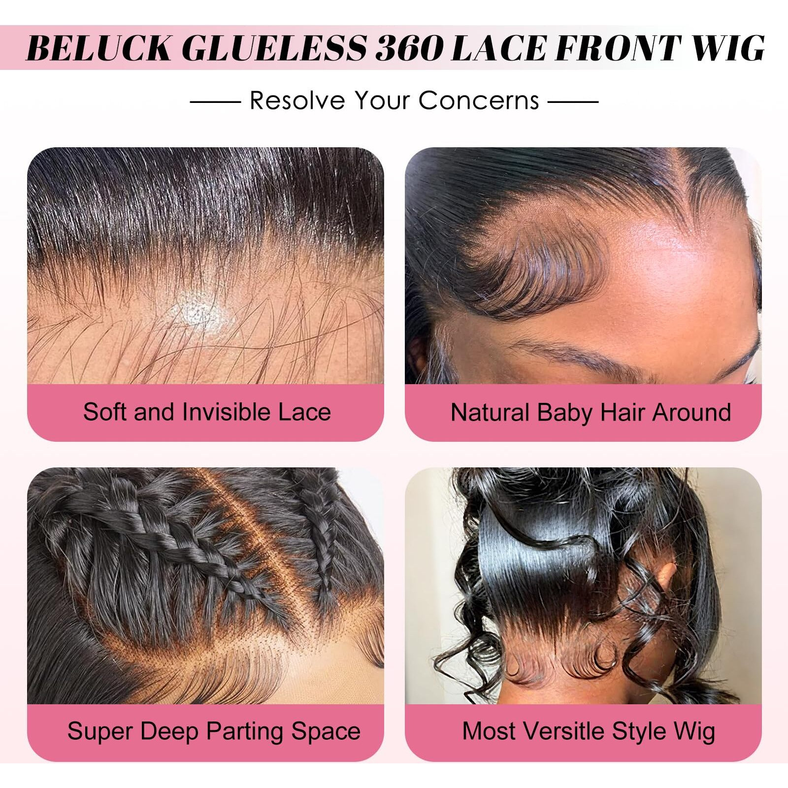 22 Inch Hidden Strap Drawstring 360 Lace Front Wigs Human Hair Pre Plucked, 200 Density Body Wave Frontal 360 Wig Human Hair Full Lace Human Hair Wigs, Glueless Hd Lace Front Wigs With Baby Hair