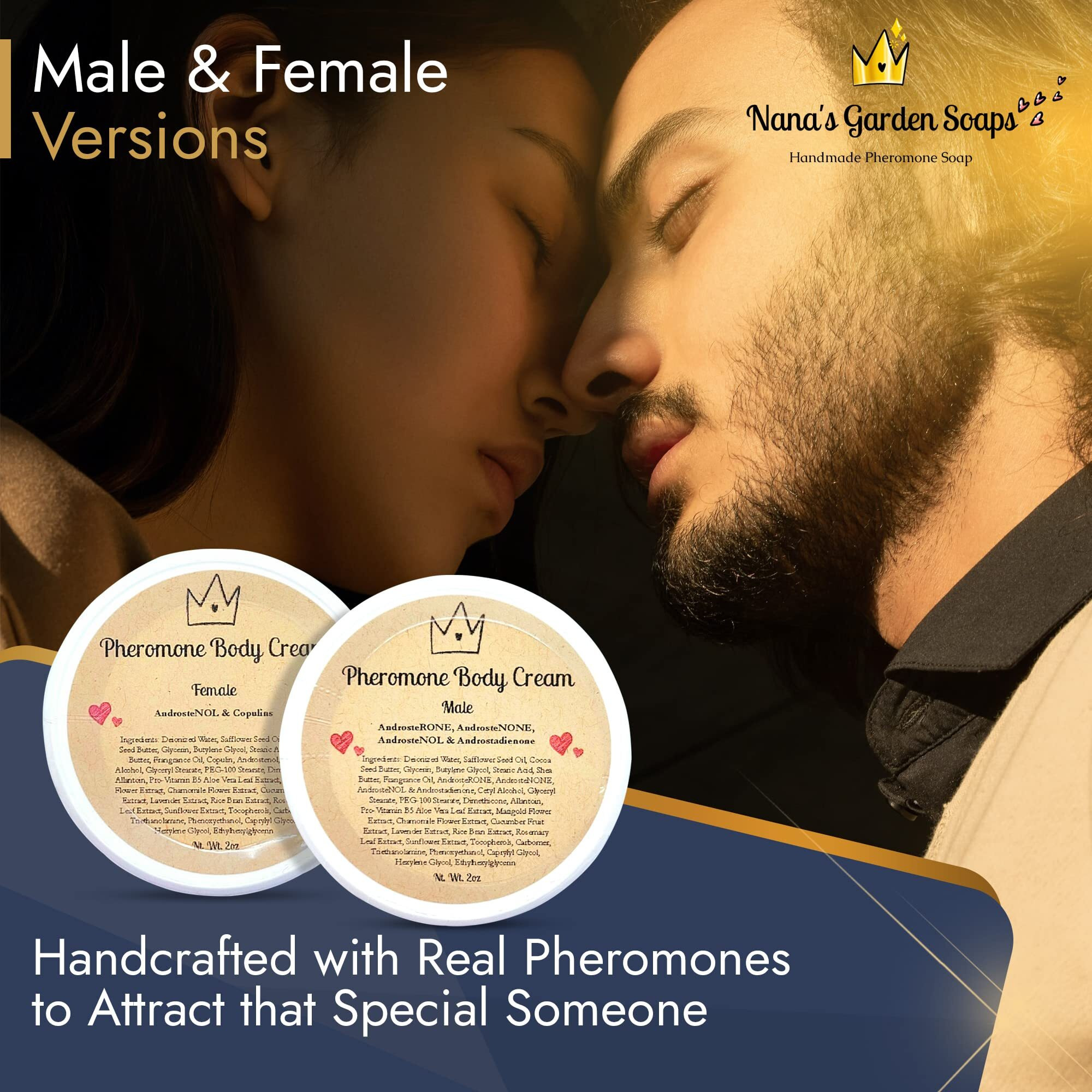 Nana's Garden Pheromone Body Cream 2Oz Women's (Copulins + Androstenol)