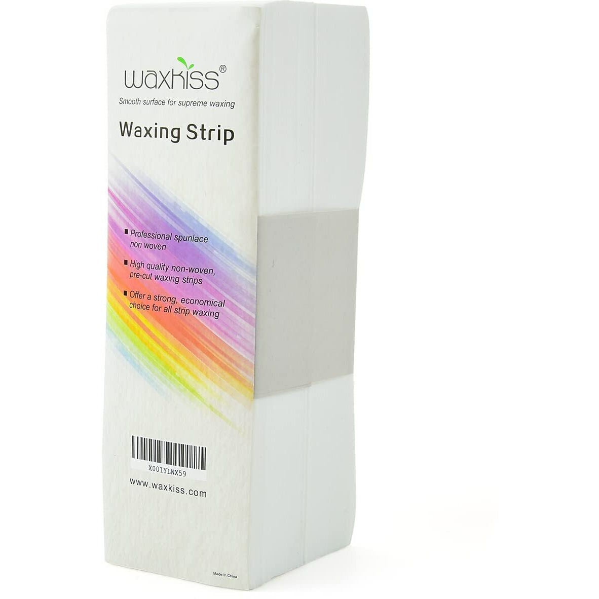 Waxkiss Beauty Non Woven Body And Facial Wax Strips Large 2.7  7.9 Hair Removal 200Pcs Epilating Strips