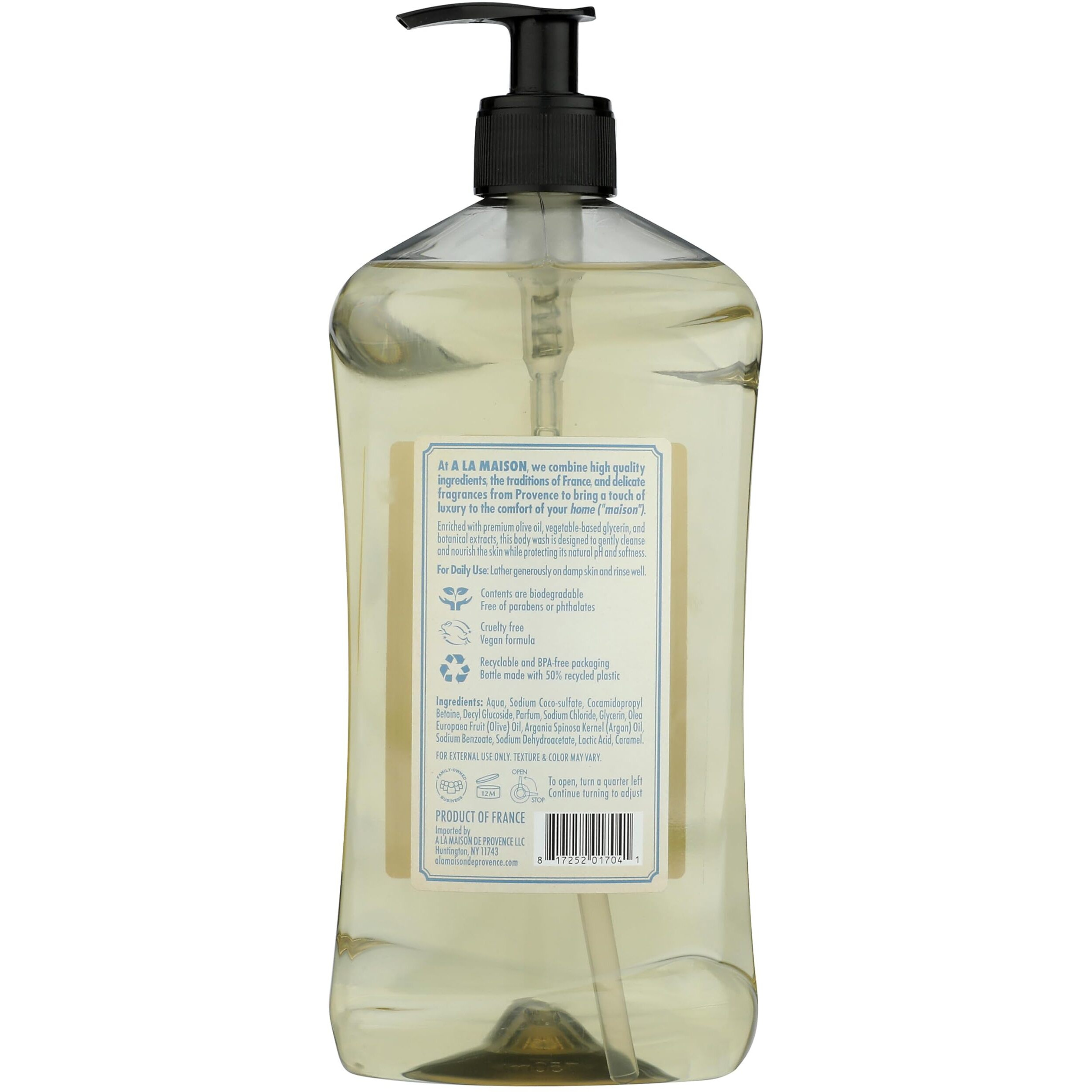 A La Maison Fresh Sea Salt Body Wash 25.36 Fl Oz, 1 Pack