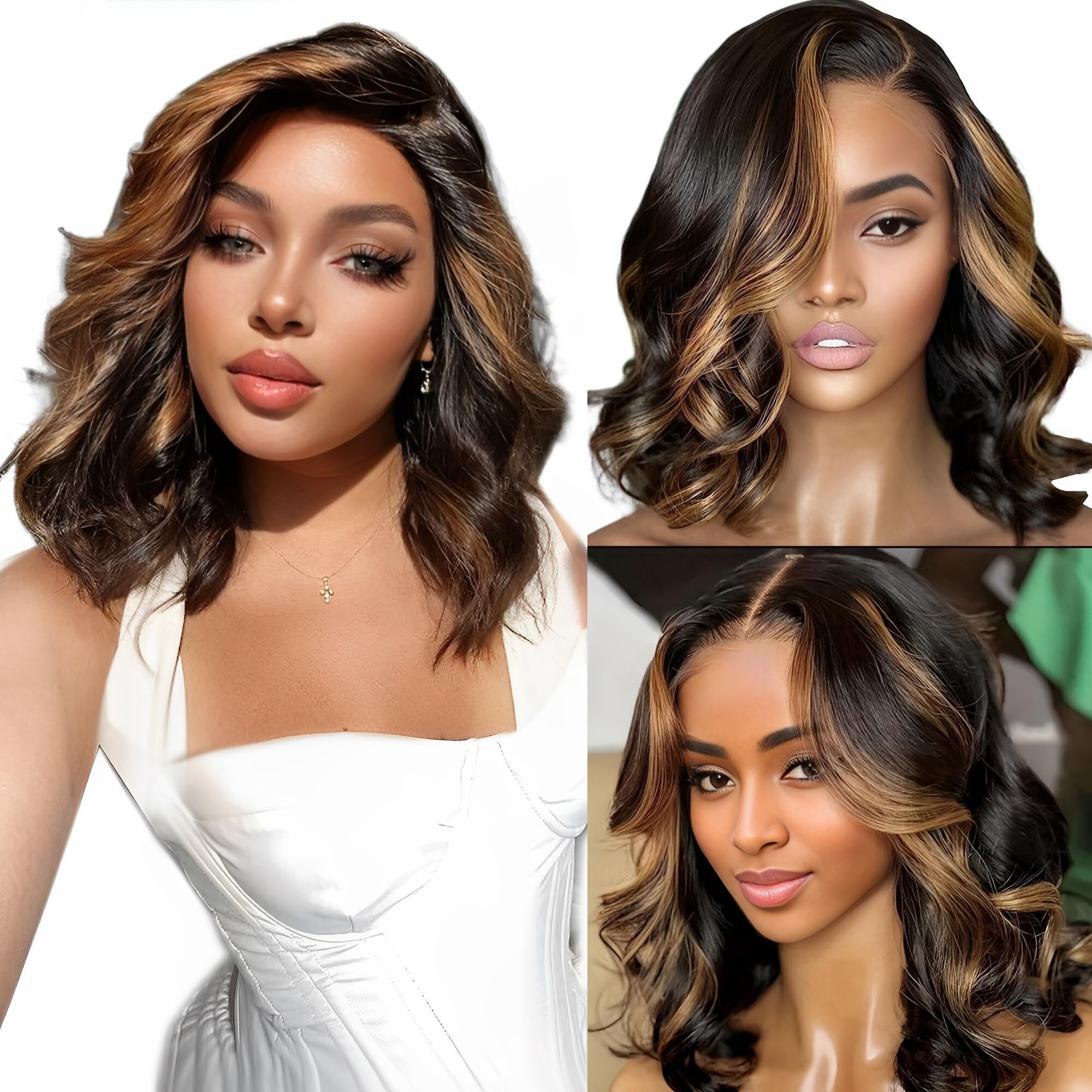 13X6 Lace Front Wigs Human Hair Body Wave Hd Lace Front Wigs Human Hair For Women Glueless Frontal Wigs Pre Plucked With Baby Hair Brazilian Virgin Body Wave Wig 180% Density Natural Black 24 Inch