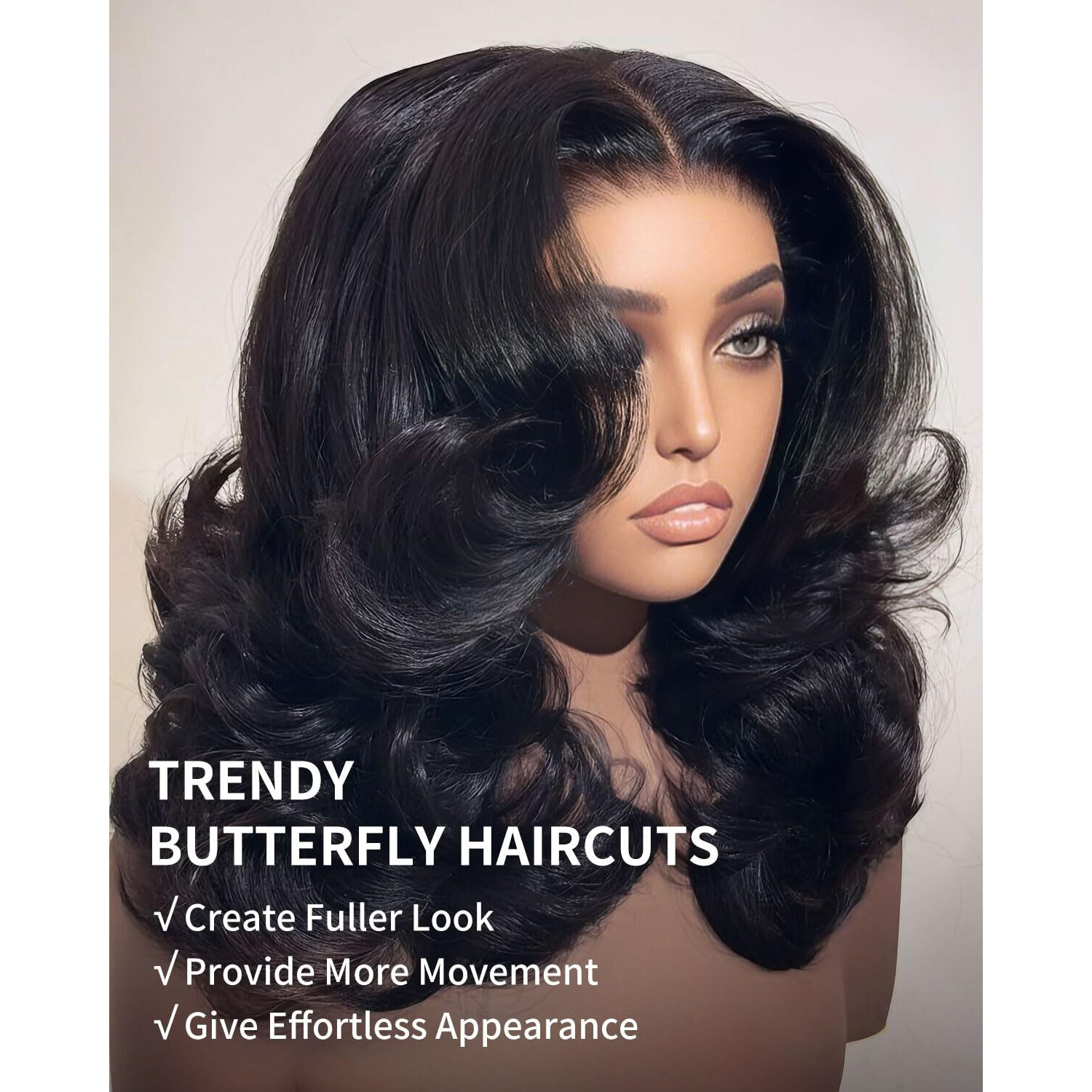 Tinashe Human Hair Wig Glueless Face-Framing Curtain Bangs Loose Body Wave 6  5 Hd Lace Front Bob Natural Black Wigs Human Hair Pre Cut Bleached Knots Wigs For Black Women Haircuts 18 Inches