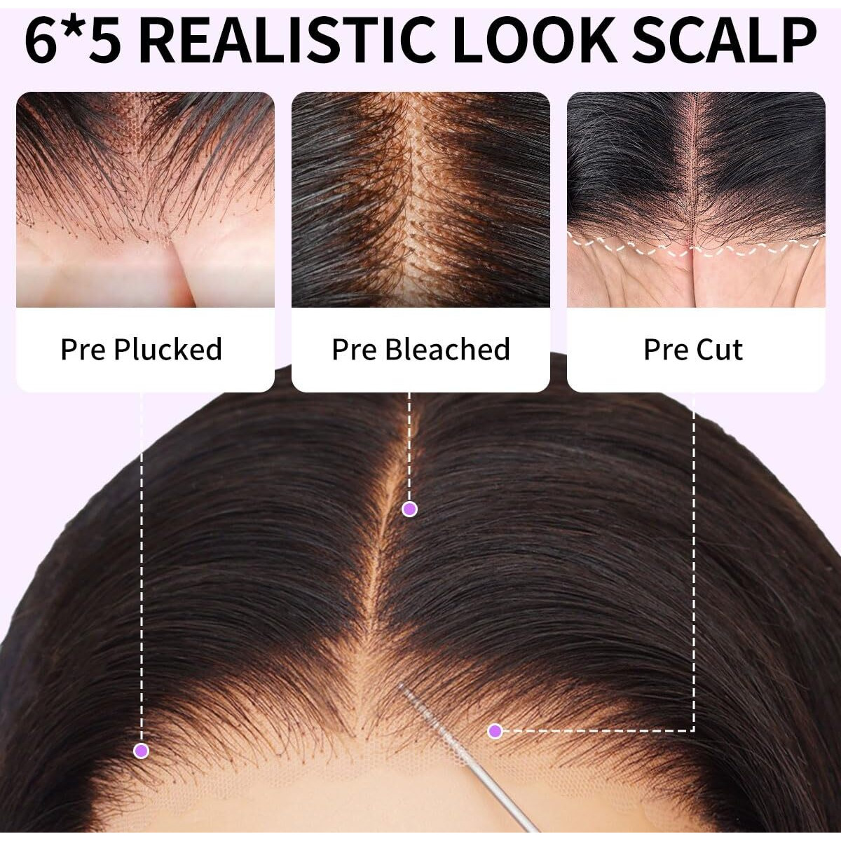 Tinashe Human Hair Wig Glueless Face-Framing Curtain Bangs Loose Body Wave 6  5 Hd Lace Front Bob Natural Black Wigs Human Hair Pre Cut Bleached Knots Wigs For Black Women Haircuts 18 Inches