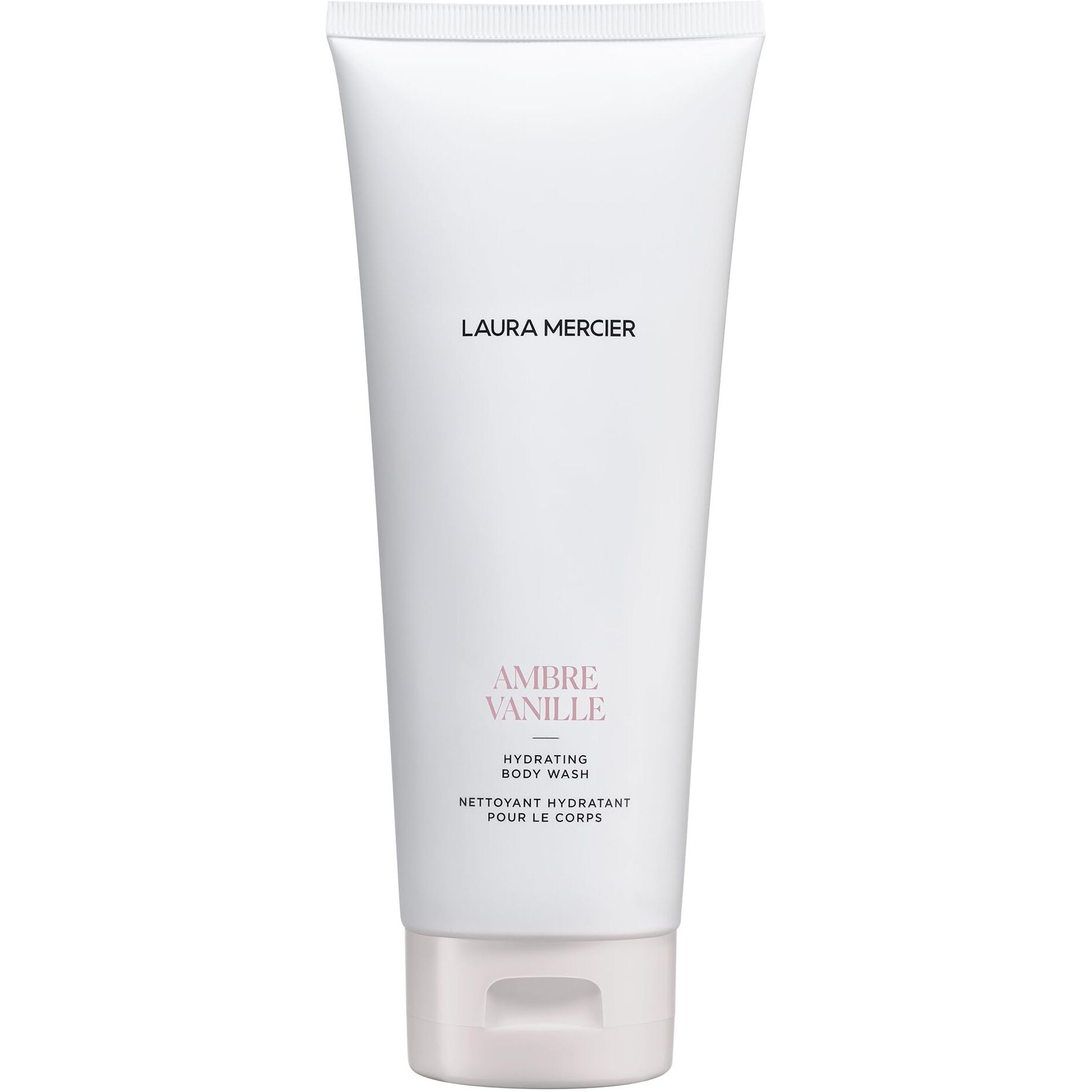Laura Mercier Hydrating Body Wash, Foaming Daily Body Cleanser, Up To 10Hr Hydration, Softens And Smooths Skin, Non-Drying Formula, Creamy Gel Texture, Ambre Vanille