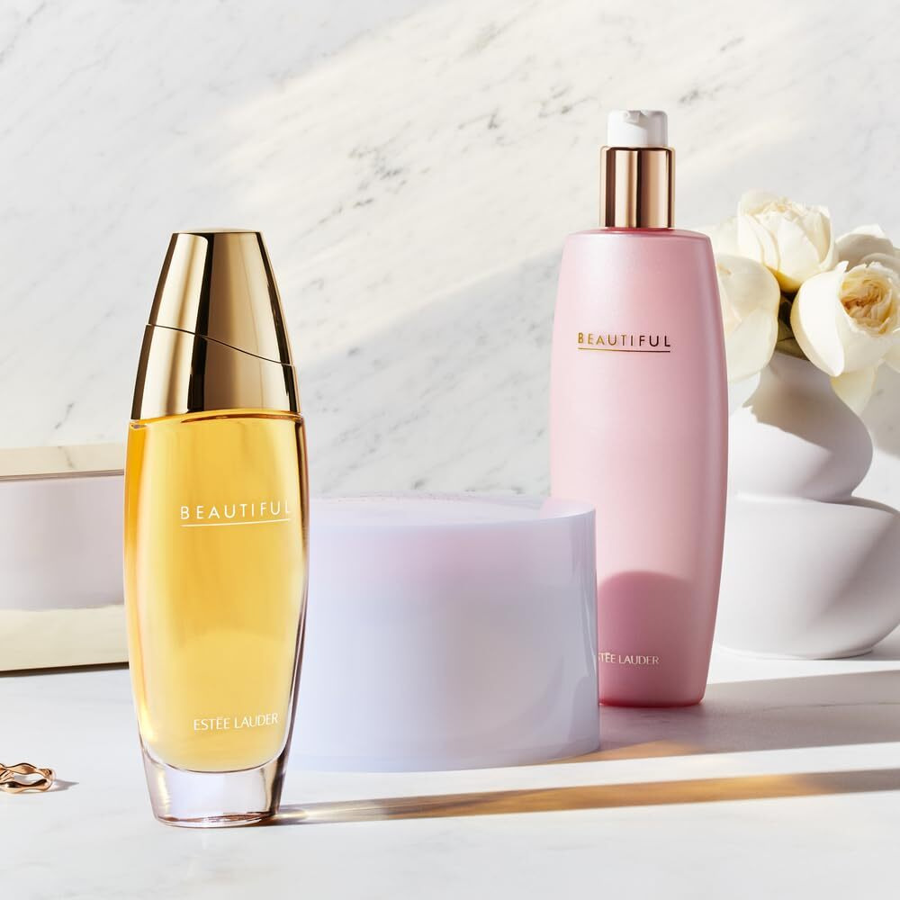 Est  E Lauder Beautiful Perfumed Body Powder With Notes Of Rose, Lily, Tuberose & Orange Flower, 3.53 Ounce
