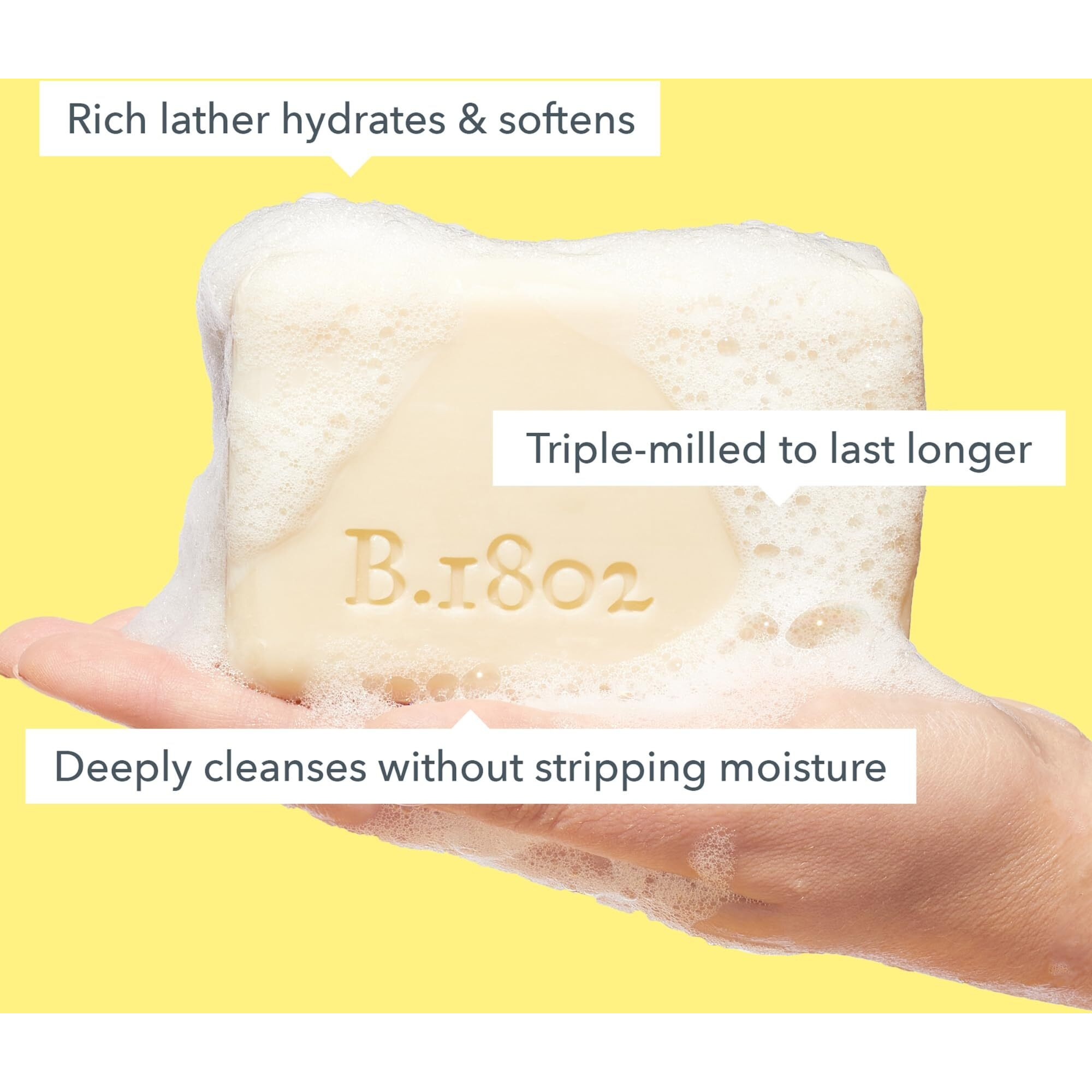 Beekman 1802 Goat Milk Body Soap Bar, Honey & Orange Blossom - Scented - 9 Oz - Nourishes, Moisturizes & Hydrates - 100% Vegetable Soap With Lactic Acid - Good For Sensitive Skin - Cruelty Free