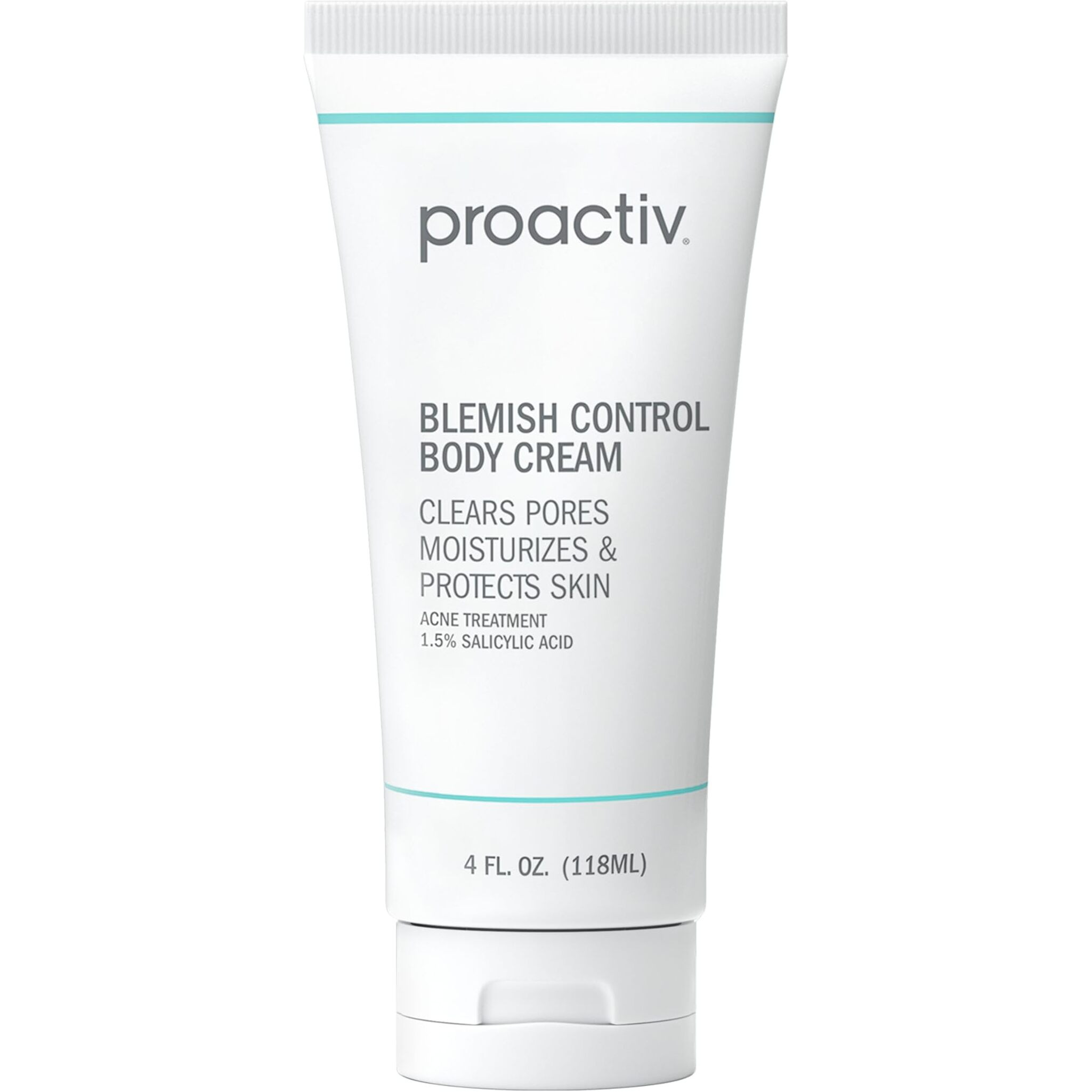 Proactiv Blemish Control Body Cream - Exfoliating Salicylic Acid Clears Breakouts. Formulated For Acne-Prone Skin, 4 Fl Oz