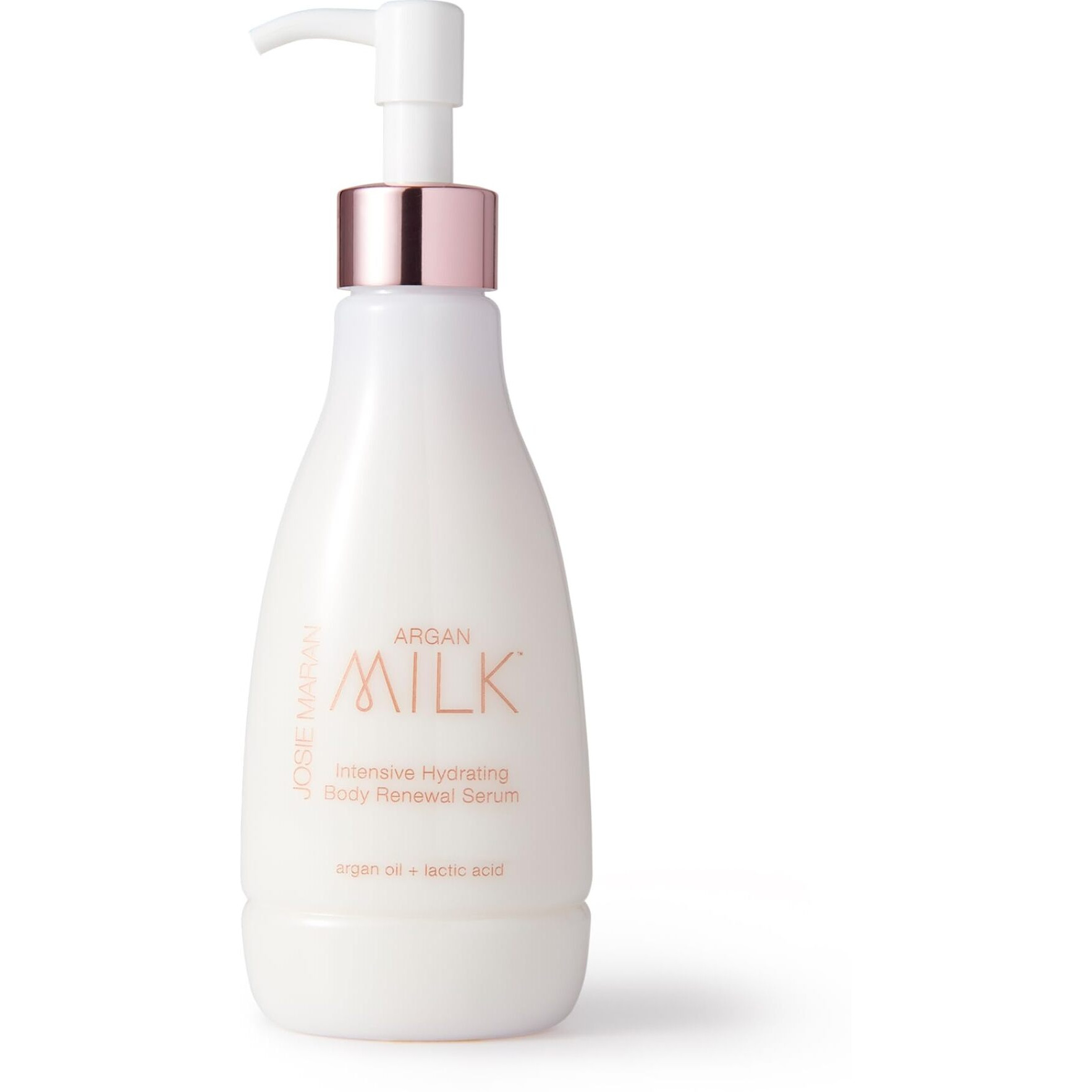 Josie Maran Ultra Hydrating Serum With Organic Argan Oil For Full Body Care - Refine Wrinkles And Crepiness - Argan Milk Intensive Hydrating Body Renewal Serum - Unscented (6.7 Oz)