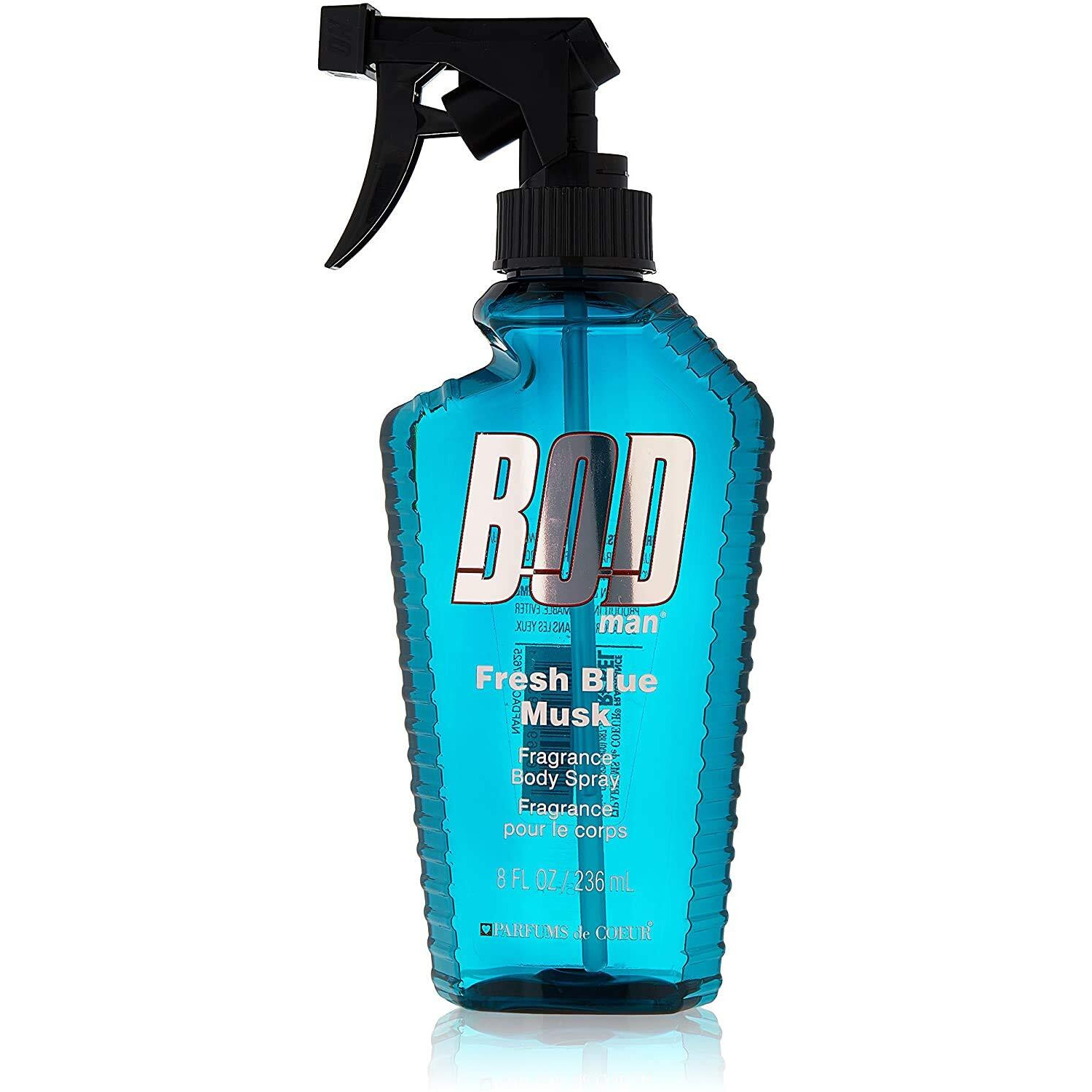 Bod Man Parfums De Coeur Fresh Blue Musk Body Spray 8 Oz
