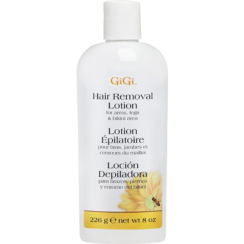 Gigi Hair Removal Cream For Face - Gentle Hair Removal Lotion For Women's Arms, Legs & Bikini Area, Hair Remover For Sensitive Skin, 8 Oz