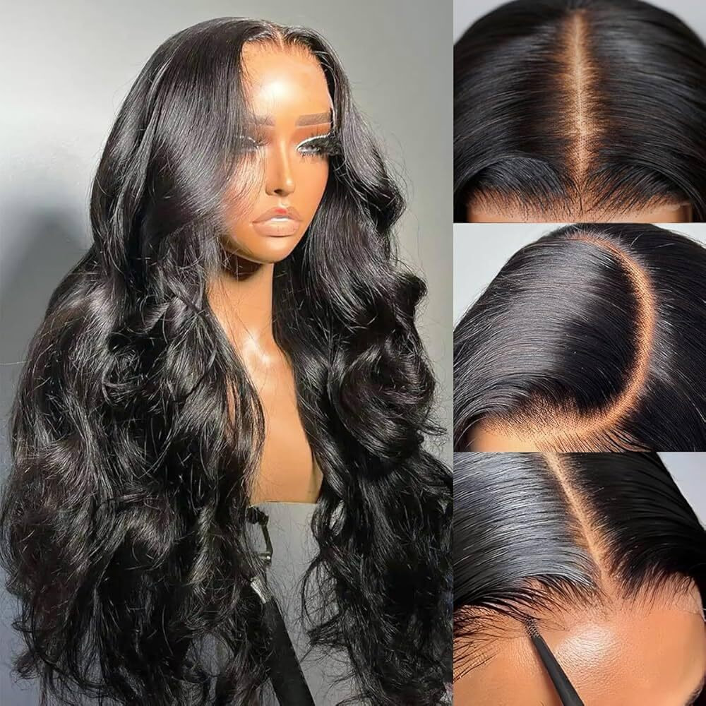 Ultraflower 13X6 Hd Lace Front Wigs Human Hair 200% Density Body Wave Lace Front Wigs Human Hair Pre Plucked With Baby Hair Frontal Wigs Glueless Brazilian Virgin Human Hair Wigs For Women 20 Inch