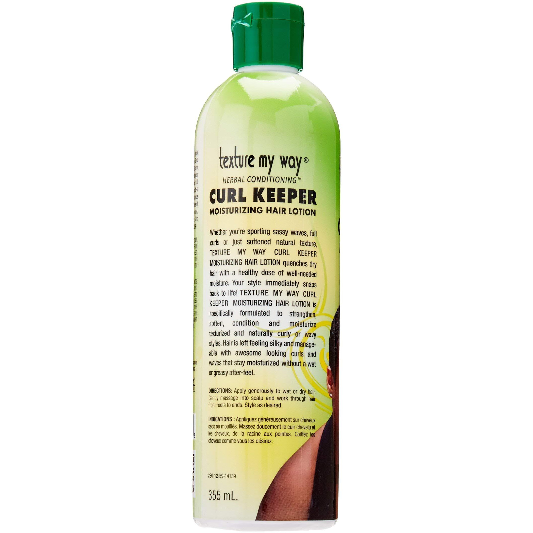 Africas Best Orig Texture My Way Curl Keeper Lotion 12 Ounce (354Ml)