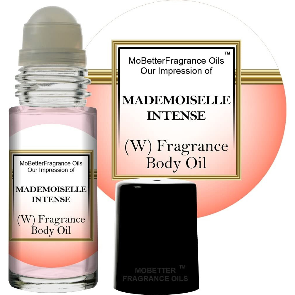 Mobetter Fragrance Oils' Our Impression Of Mademoiselle Intense For Women Body Oil Fragrance 1Oz Roll On Glass Bottle