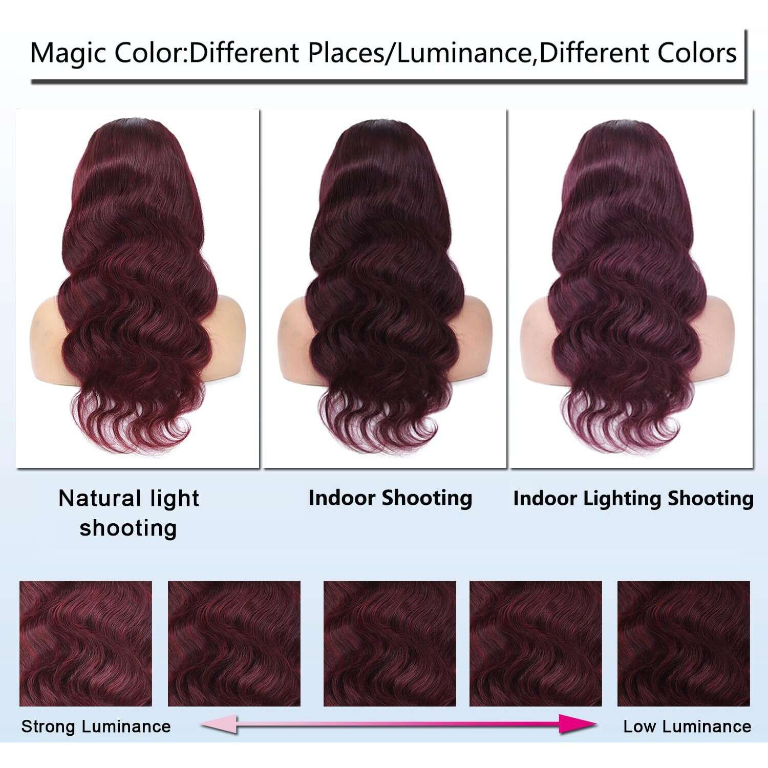 Topsilky 13X4 Burgundy Lace Front Wigs Human Hair Pre Plucked 180 Density Hd Body Wave Lace Front Wigs Human Hair Pre Plucked Bleached Knots Transparent Frontal Wigs Human Hair(30Inch)