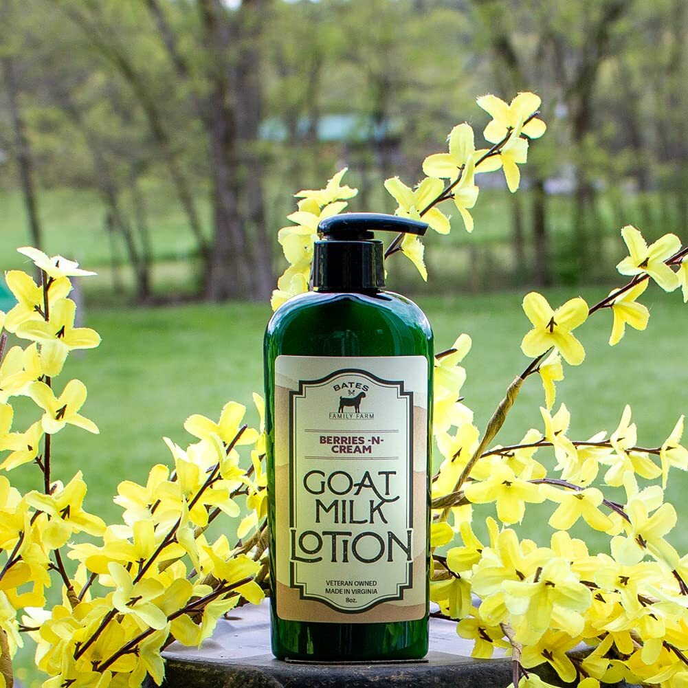 Bates Family Farm Goat Milk And Shea Butter Lotion 8 Oz (Berries N Cream)