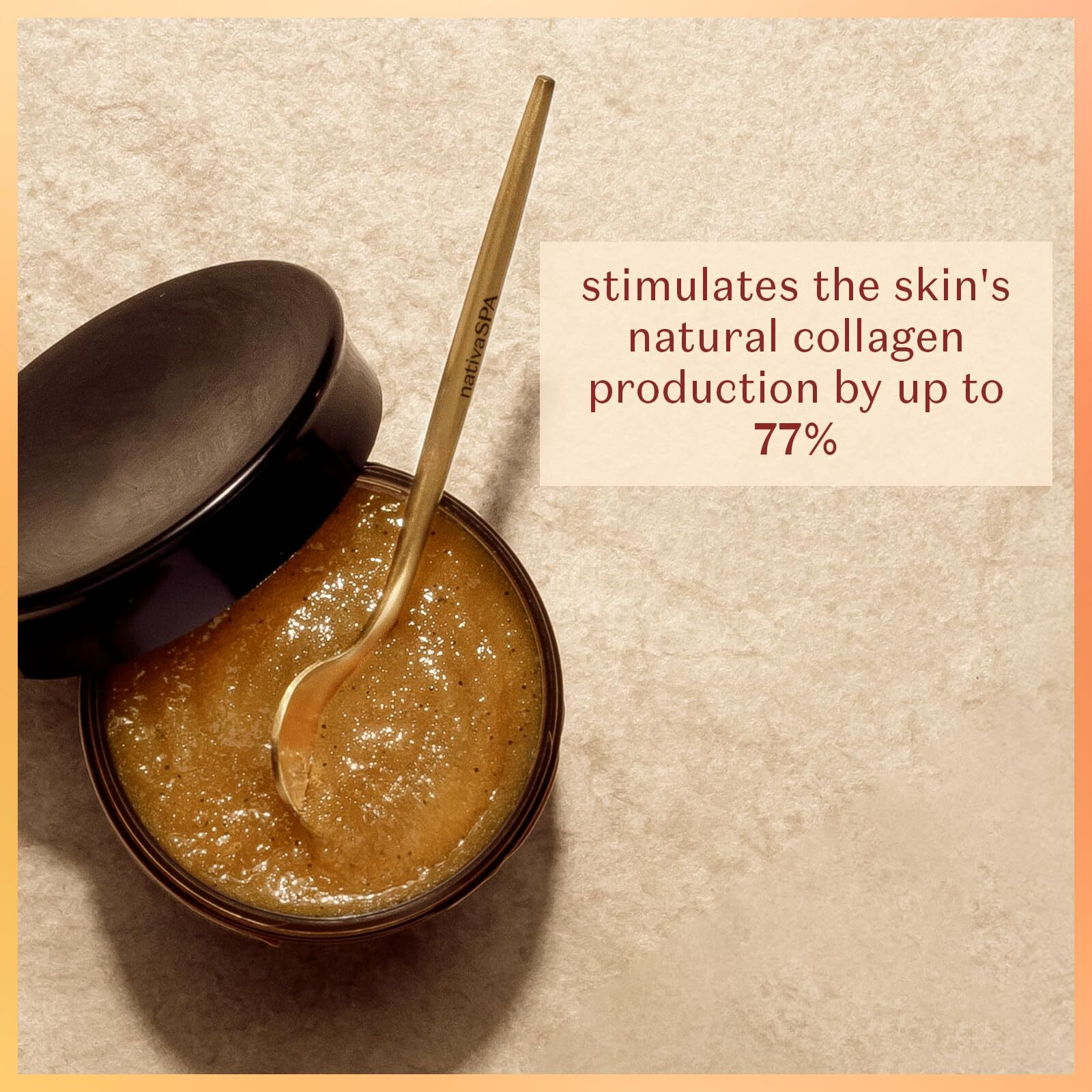 Nativa Spa By O Botic  Rio Quinoa Sugar Body Scrub, Gentle Exfoliation & Skin Firmness Foot & Body Scrub, 7 Ounce