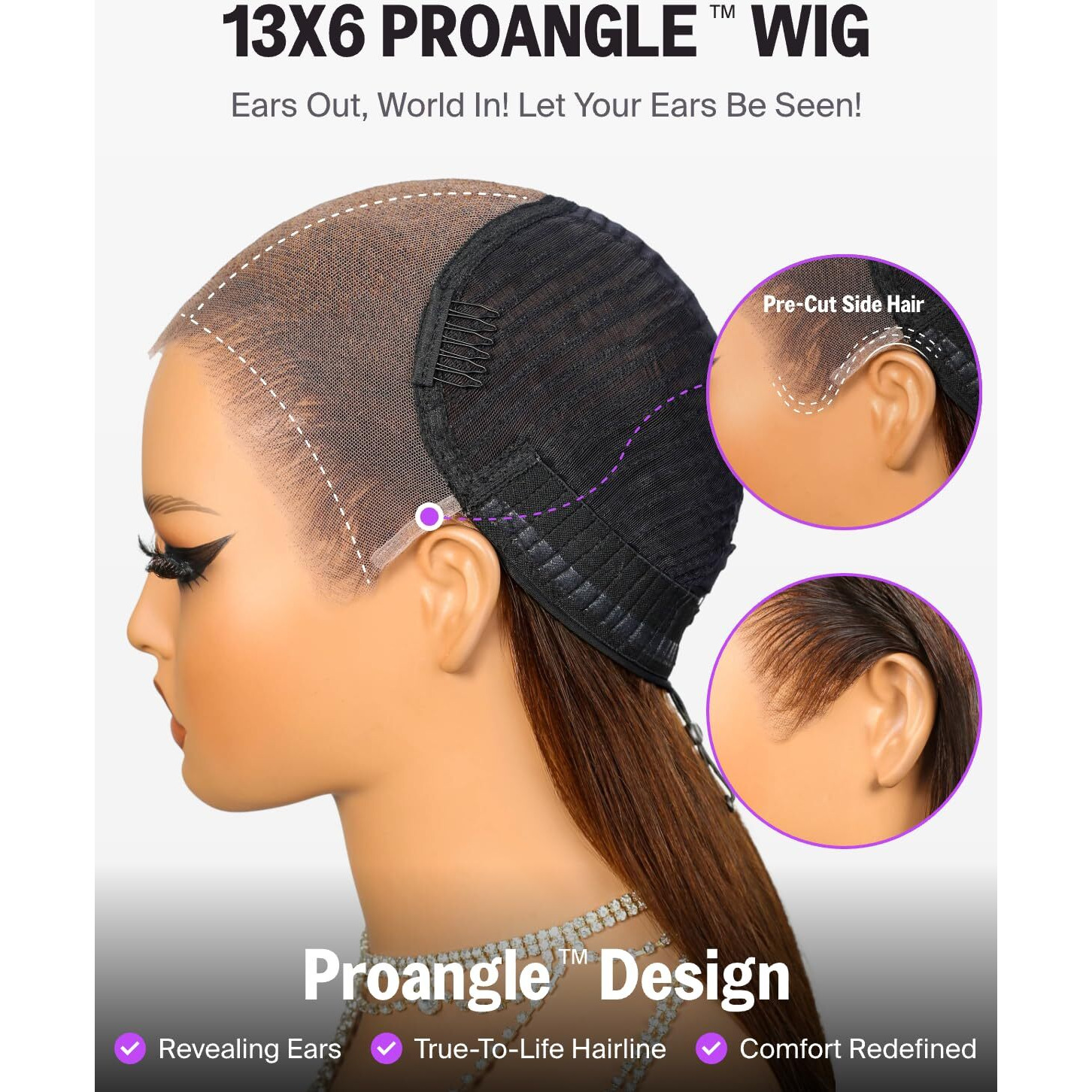 Megalook Hair 13X6 Chocolate Brown Lace Front Wig 220% Density Body Wave Lace Front Wigs Human Hair Pre Plucked Ear-To Ear Hd Frontal Brown Drawstring Wig Human Hair 4 20 Inch