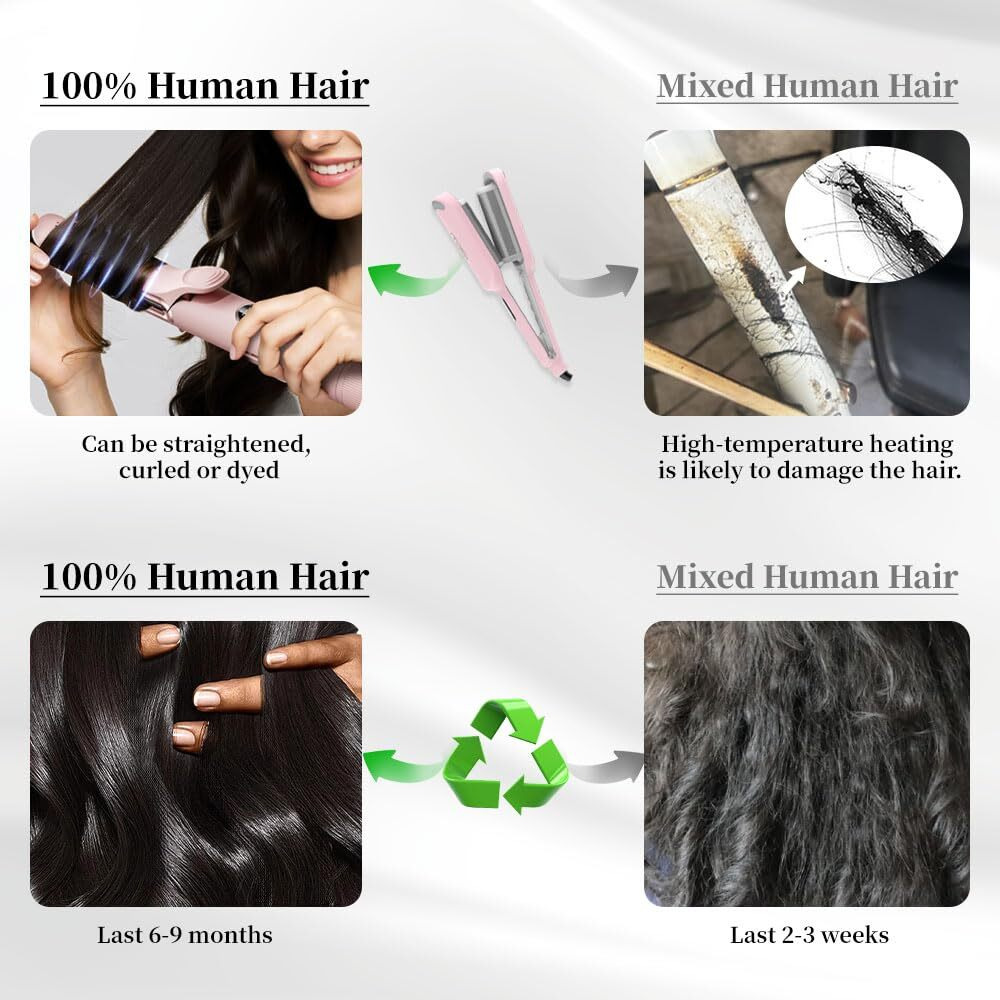 30 Inch Body Wave Lace Front Wigs Human Hair Can Last 6-9 Months 200 Density Virgin Real Human Wig 13X6 Hd Lace Front Wigs Human Hair Pre Plucked Tangle-Free Natural Black For Women