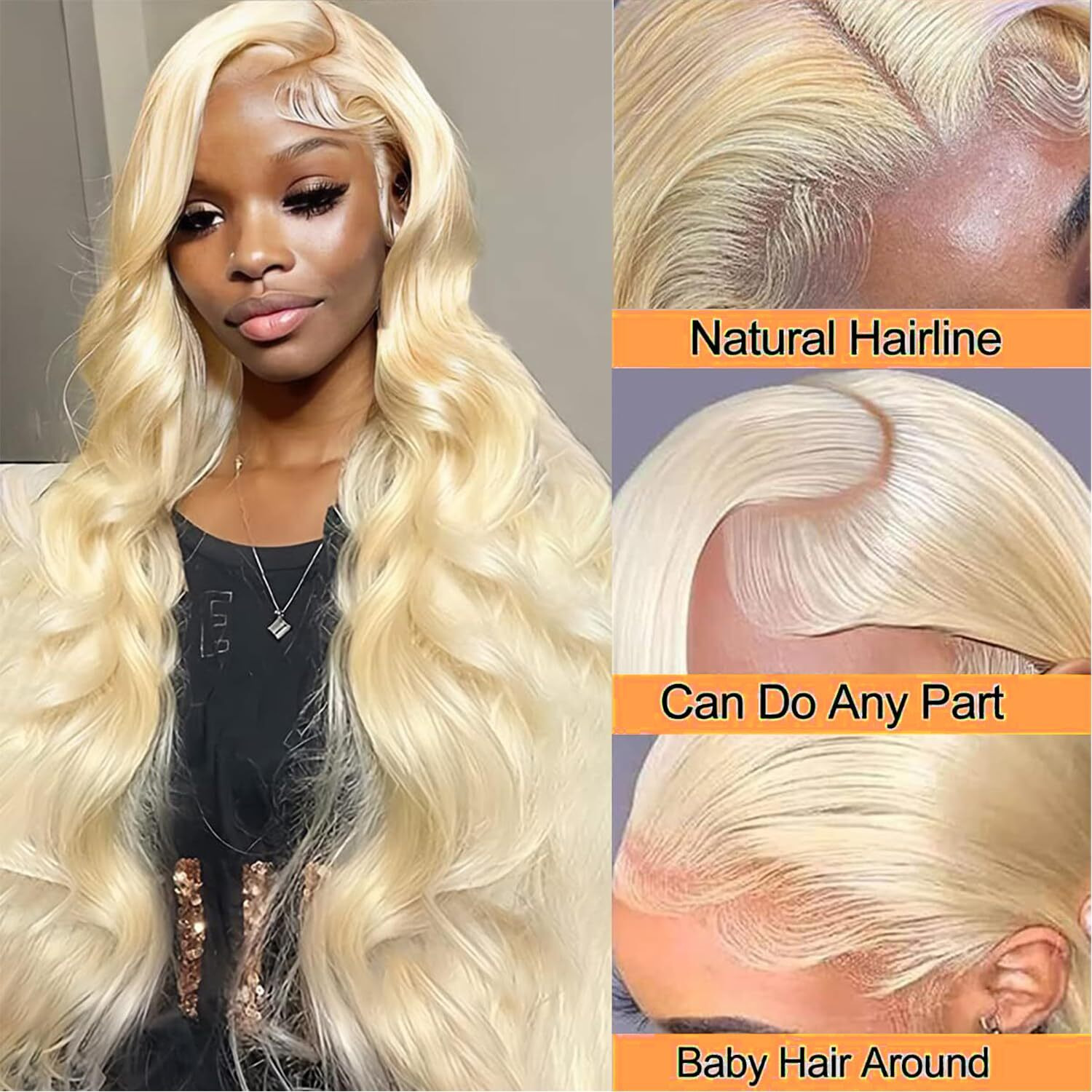 Shengcai 613 Lace Front Wig Human Hair 13X4 Body Wave 613 Hd Lace Frontal Wig Human Hair Pre Plucked With Baby Hair 40 Inch